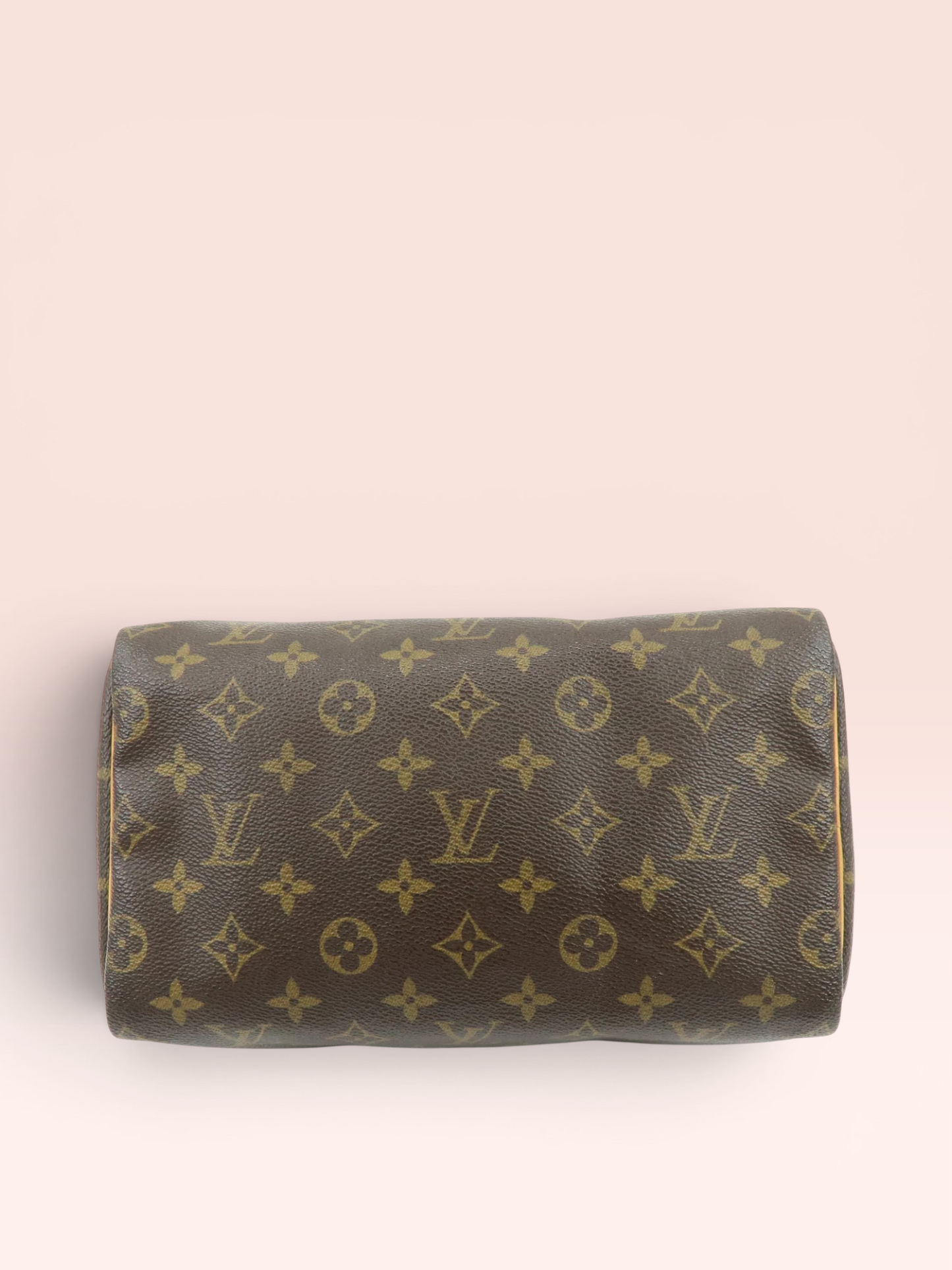 Louis Vuitton Monogram Canvas Speedy 25 2002 w/ Lock & Key