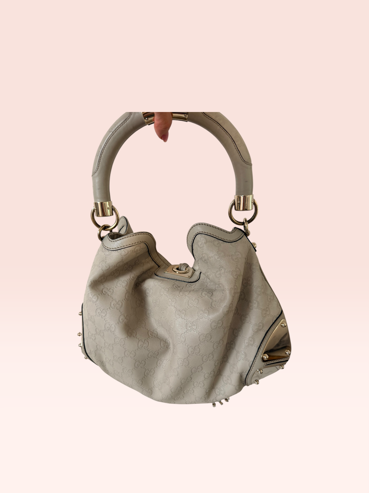 Gucci Guccissima Leather Top Handle Bang with Strap 2006-2007