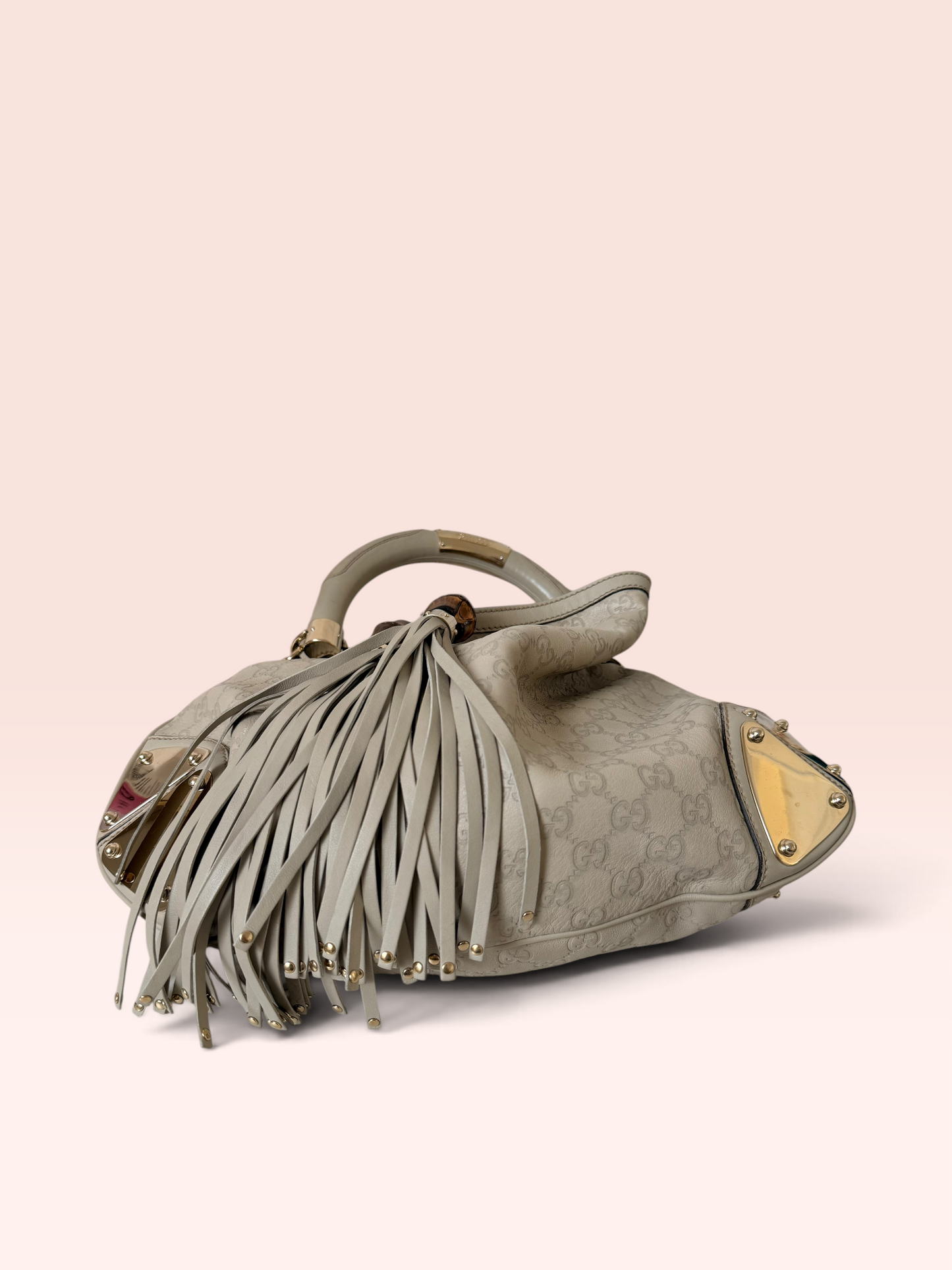 Gucci Guccissima Leather Top Handle Bang with Strap 2006-2007