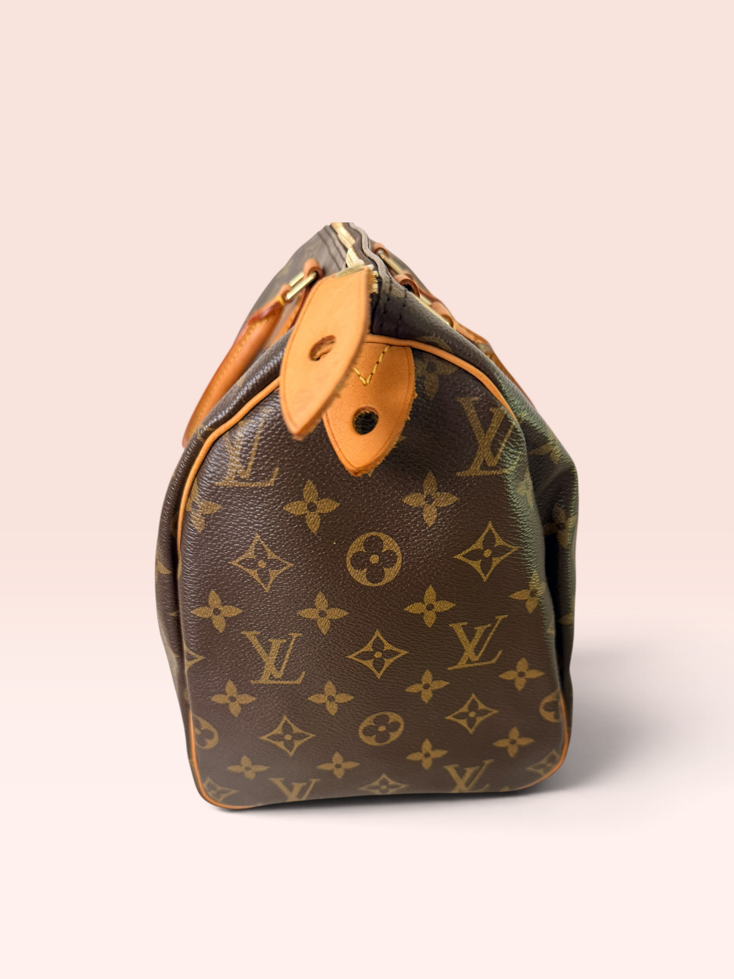 Louis Vuitton Monogram Canvas Speedy 30 2005 with Lock & Key