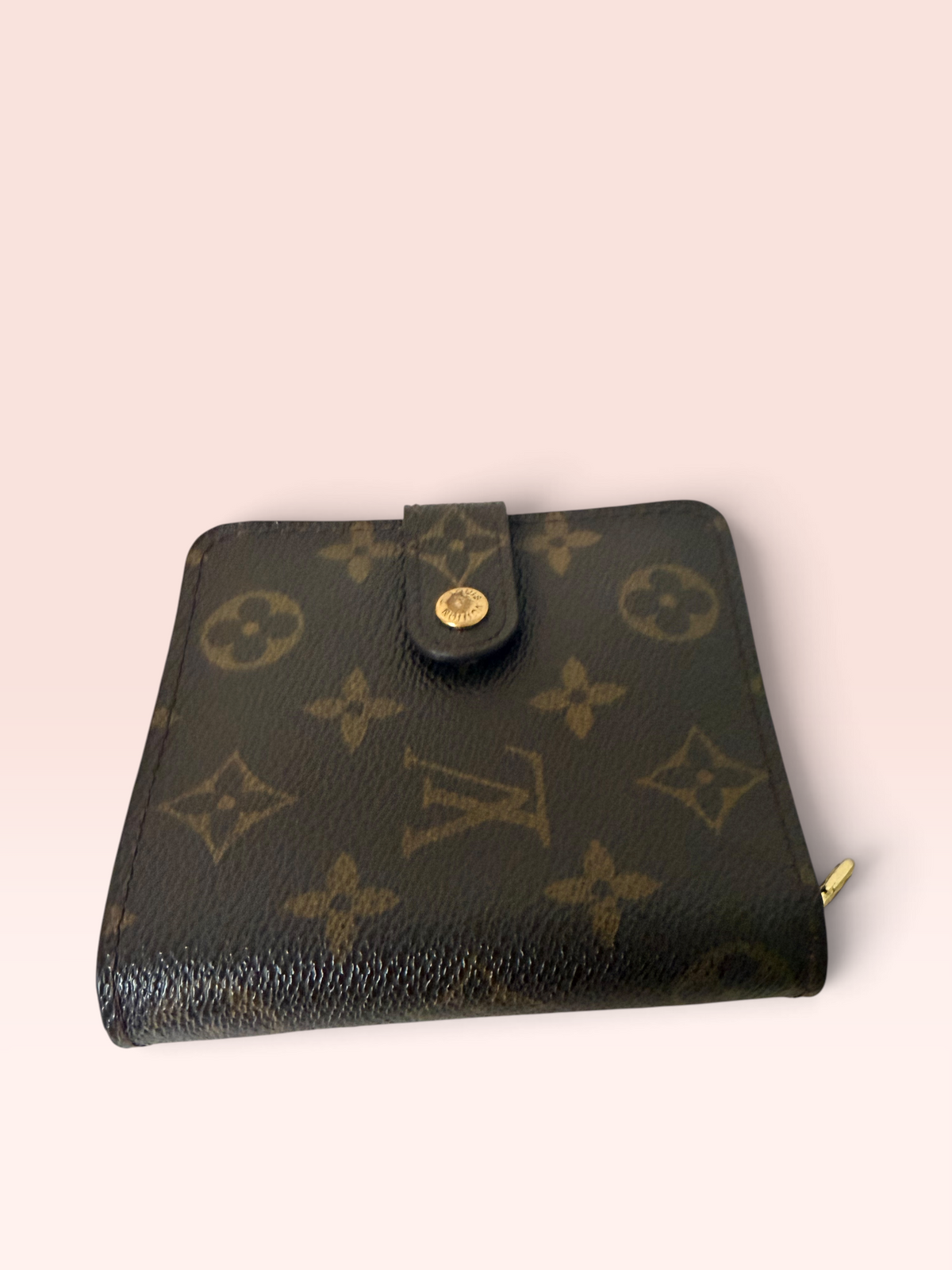 Louis Vuitton Monogram Canvas Vintage  0202 Compact Wallet 2000