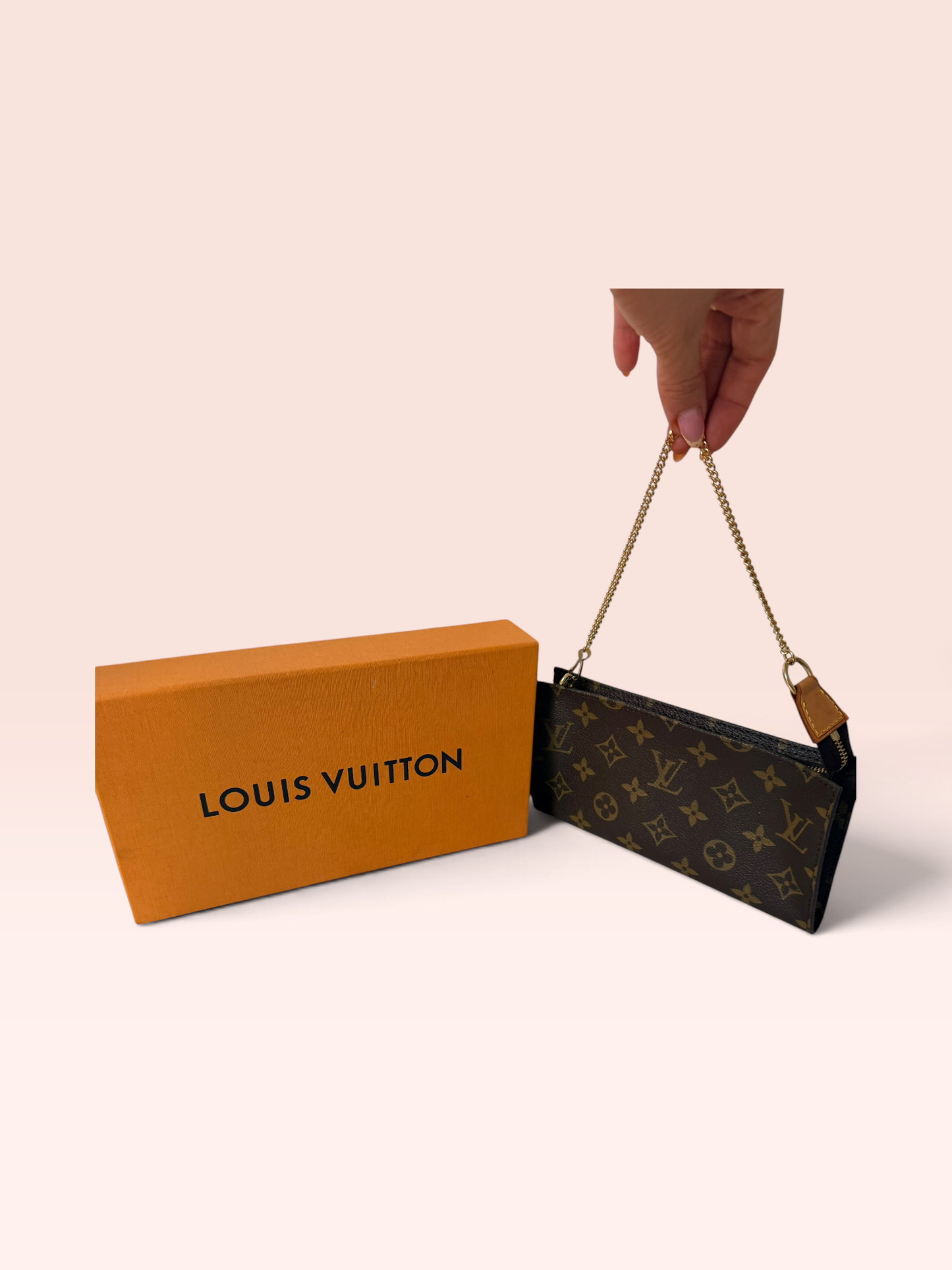 Louis Vuitton Monogram Canvas 0204 Bucket Pouch 2001
