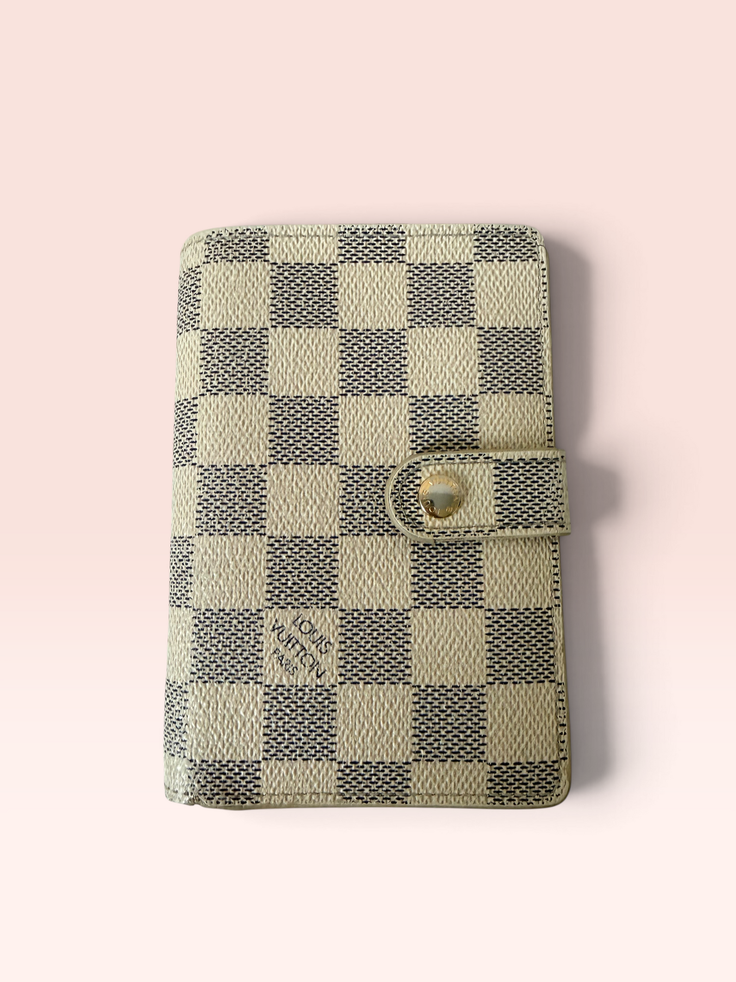 Louis Vuitton Damier Azur Canvas 0205 Portefeuille Viennois Wallet 2007