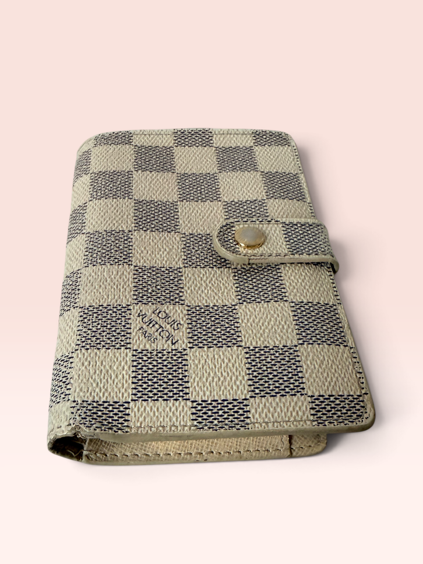 Louis Vuitton Damier Azur Canvas 0205 Portefeuille Viennois Wallet 2007
