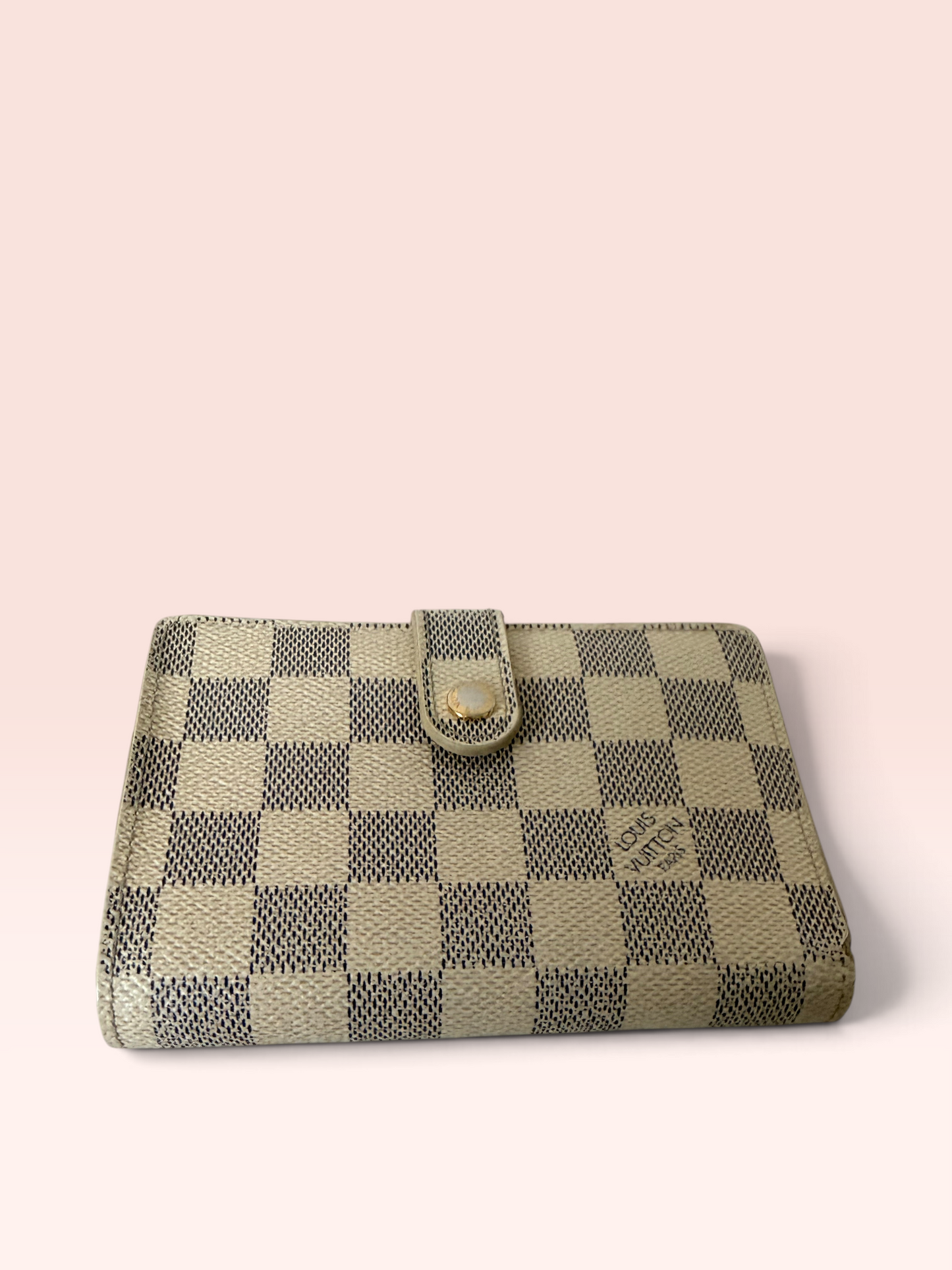 Louis Vuitton Damier Azur Canvas 0205 Portefeuille Viennois Wallet 2007