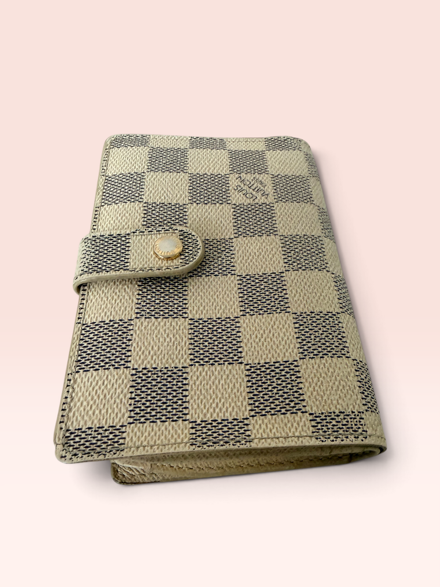 Louis Vuitton Damier Azur Canvas 0205 Portefeuille Viennois Wallet 2007