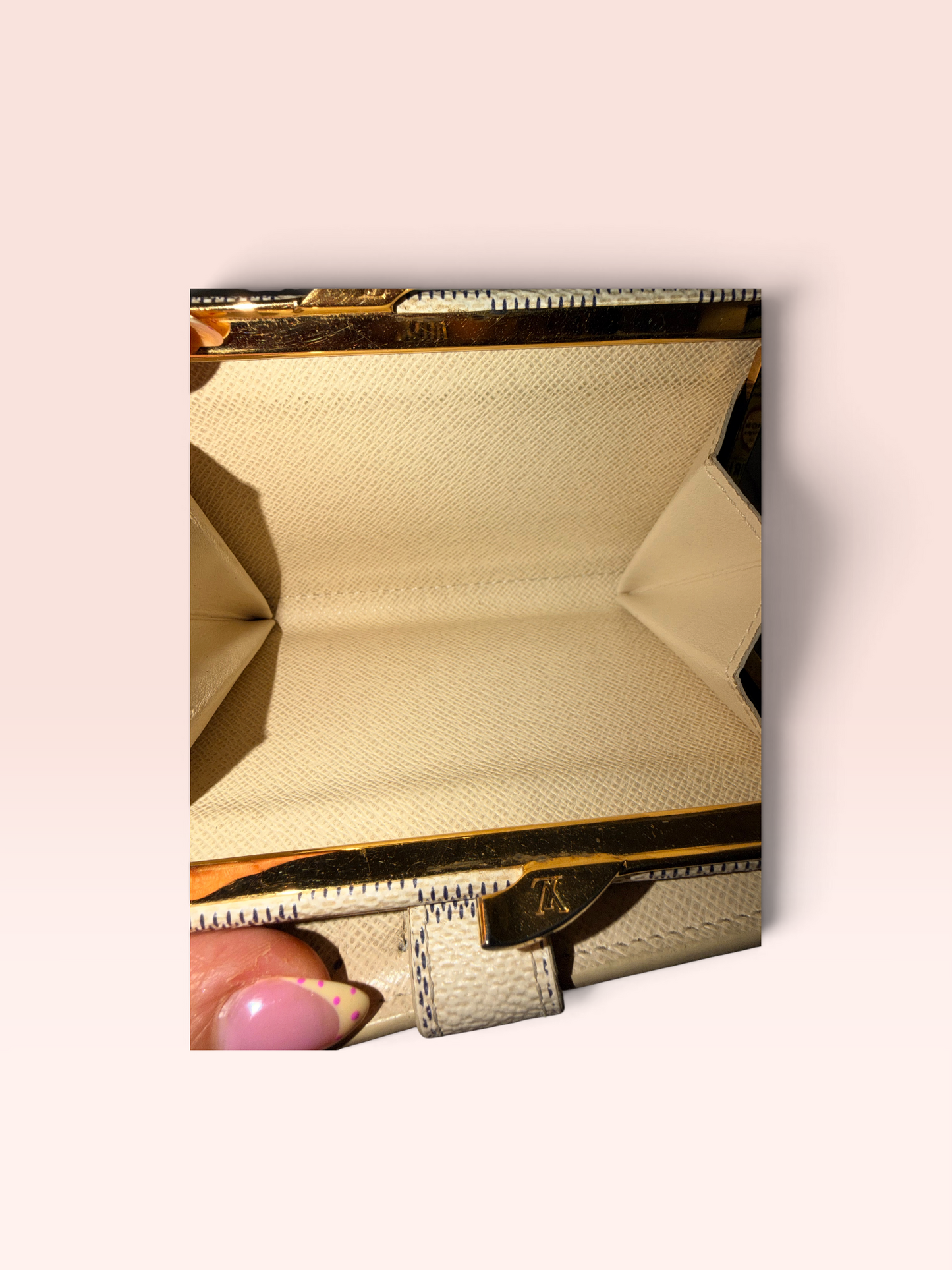 Louis Vuitton Damier Azur Canvas 0205 Portefeuille Viennois Wallet 2007