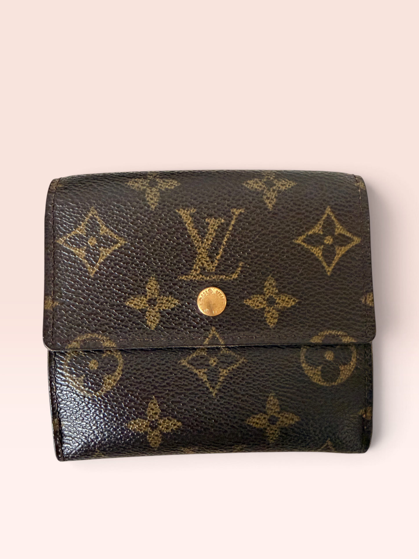 Louis Vuitton Monogram Canvas 0206 Elise Wallet 2003
