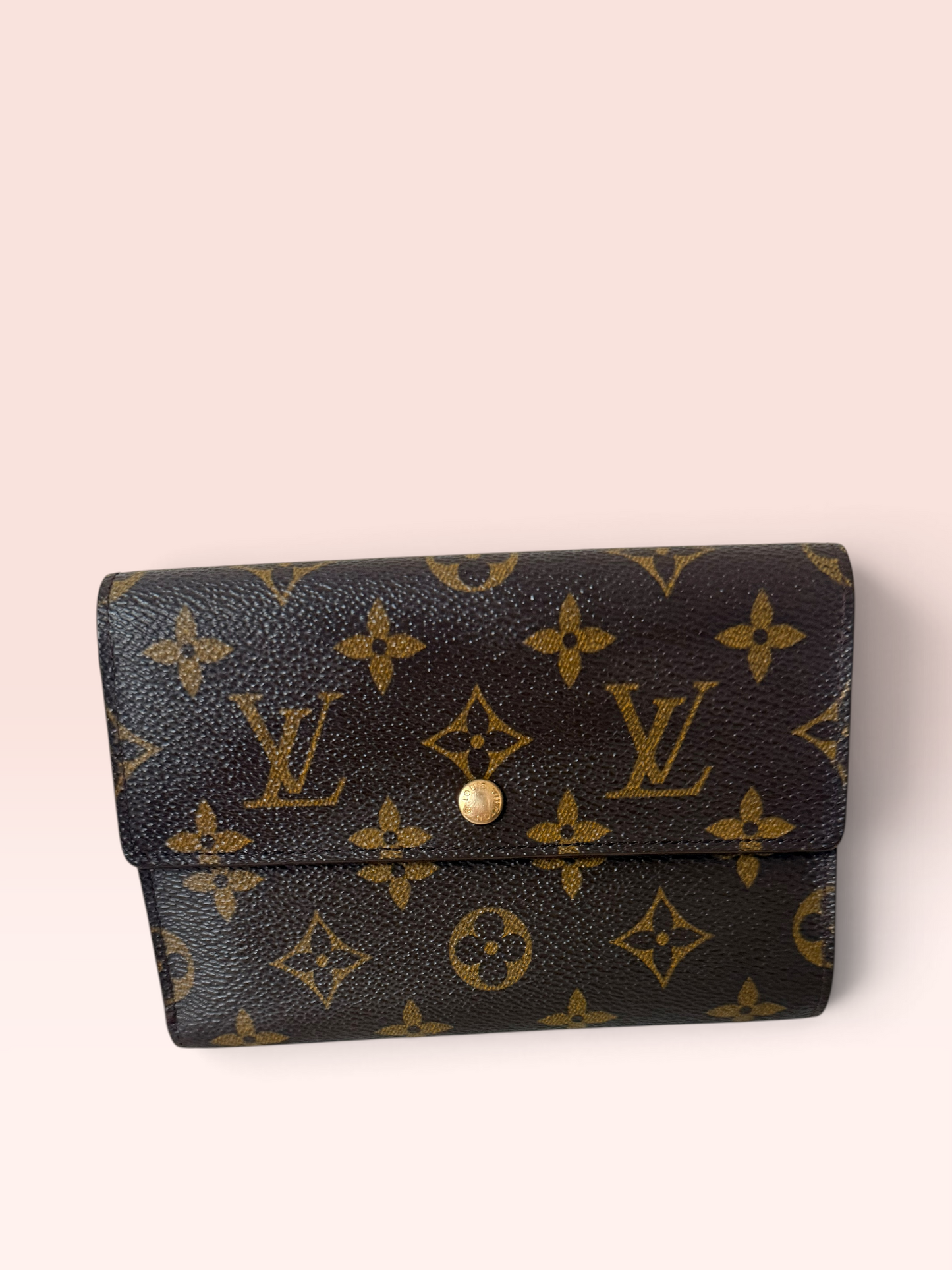Louis Vuitton Monogram Canvas 0207  Porte-Trésor International Wallet 2000