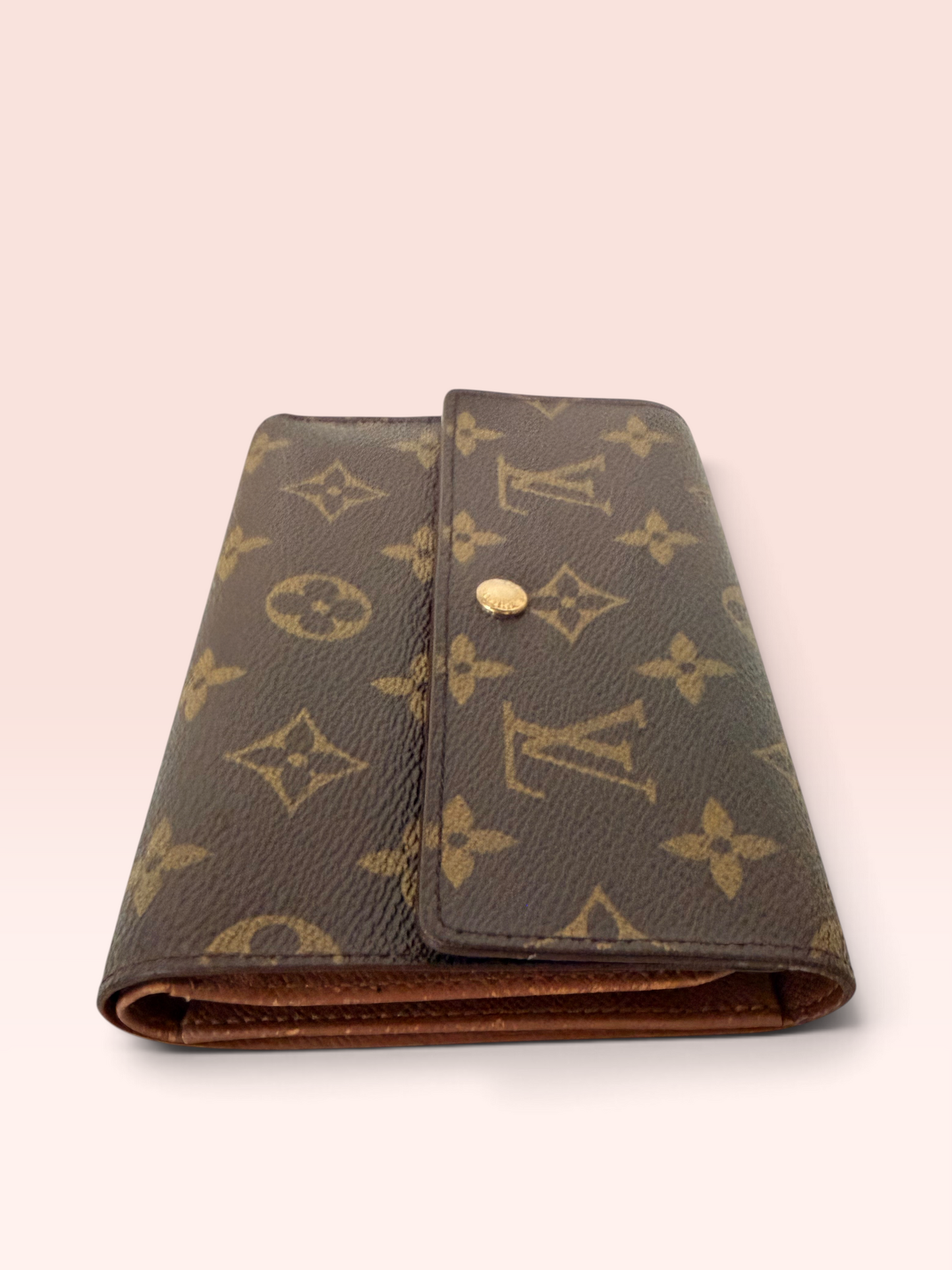 Louis Vuitton Monogram Canvas 0207  Porte-Trésor International Wallet 2000
