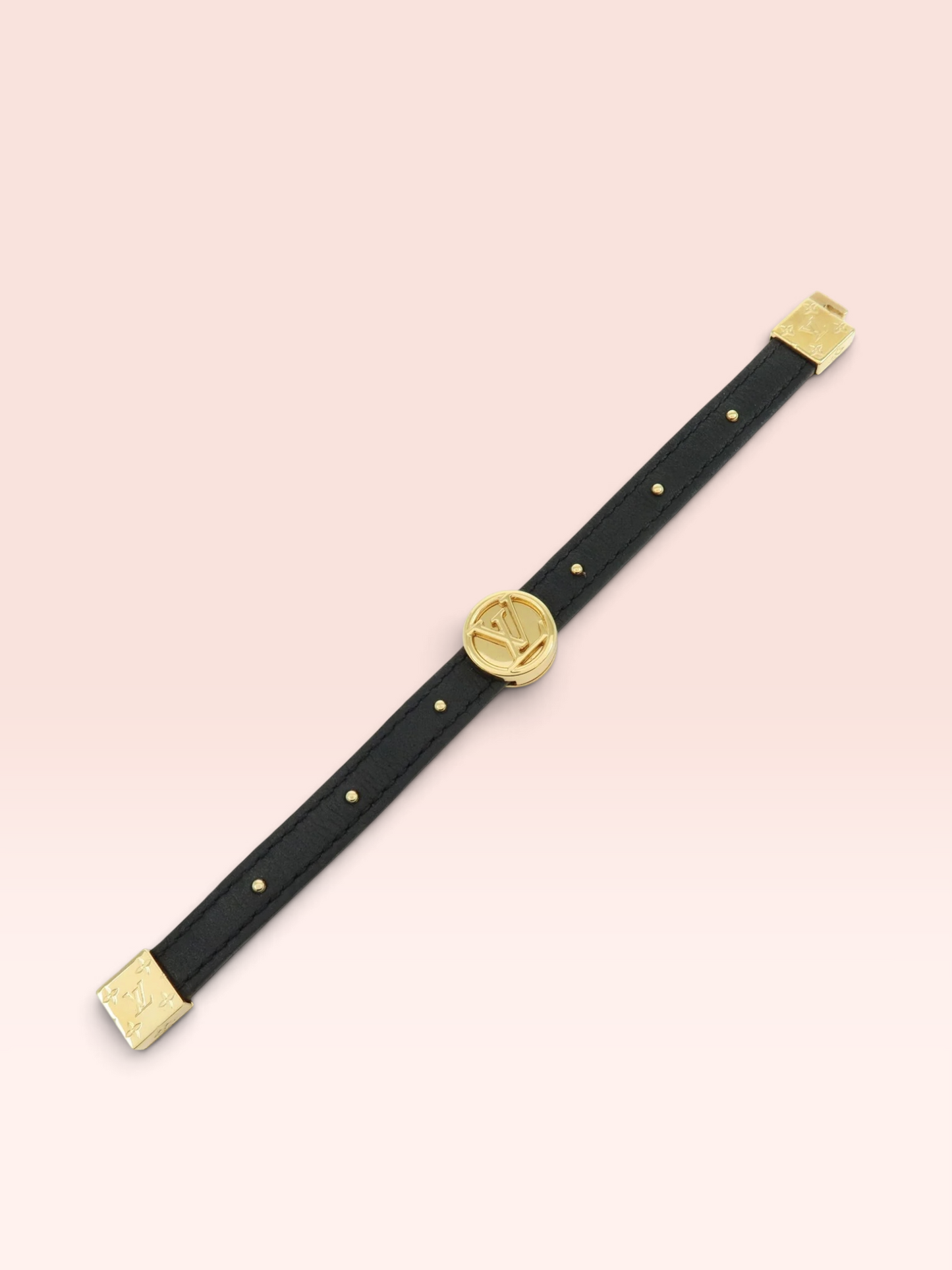 Louis Vuitton Monogram Canvas Calfskin Circle Reversible Bracelet 2020
