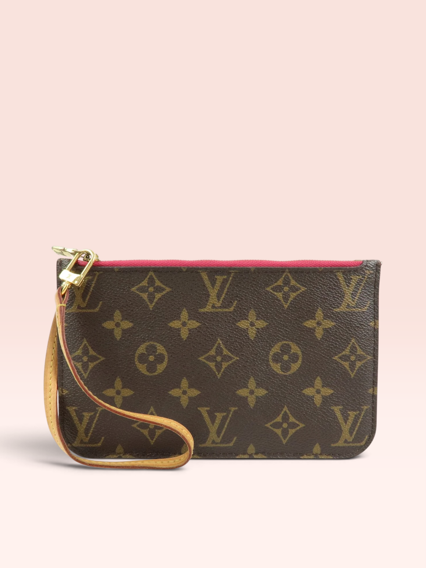 Louis Vuitton Monogram Canvas 0210 Neverful PM Pouch (Pivoine) 2018