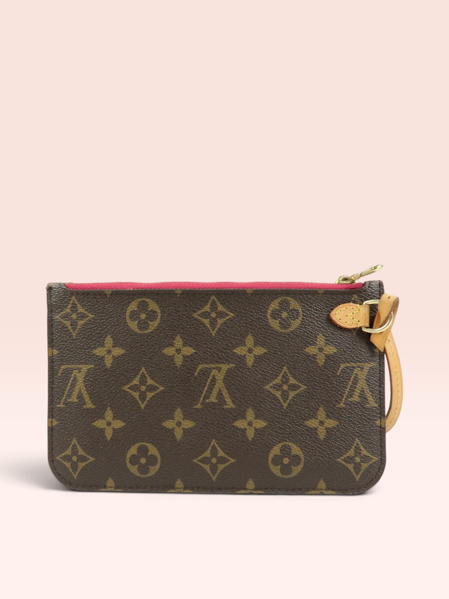 Louis Vuitton Monogram Canvas 0210 Neverful PM Pouch (Pivoine) 2018