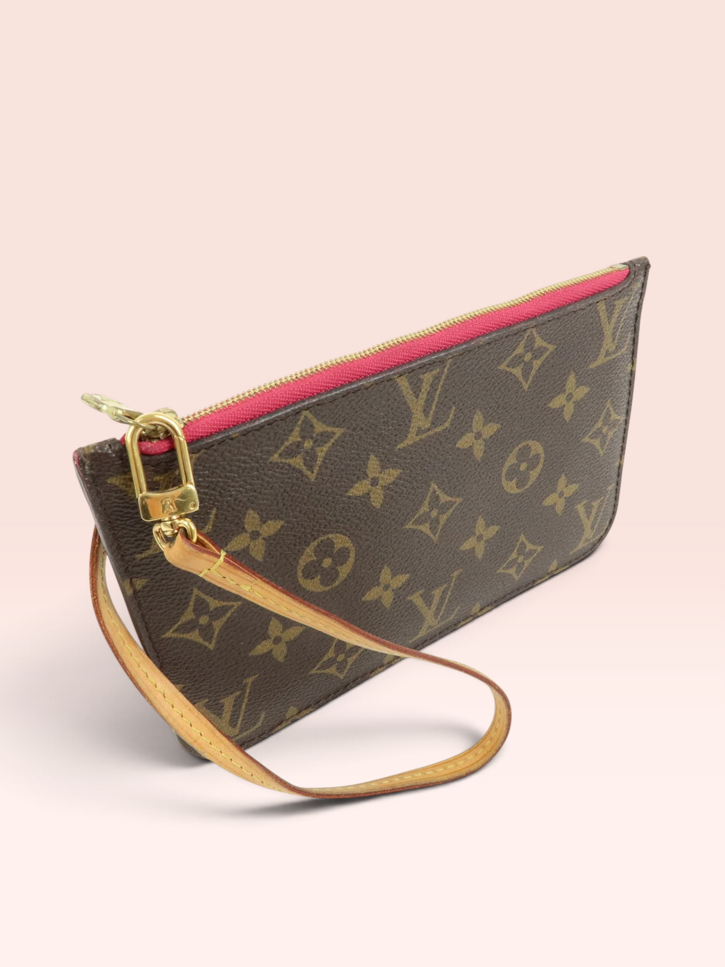 Louis Vuitton Monogram Canvas 0210 Neverful PM Pouch (Pivoine) 2018