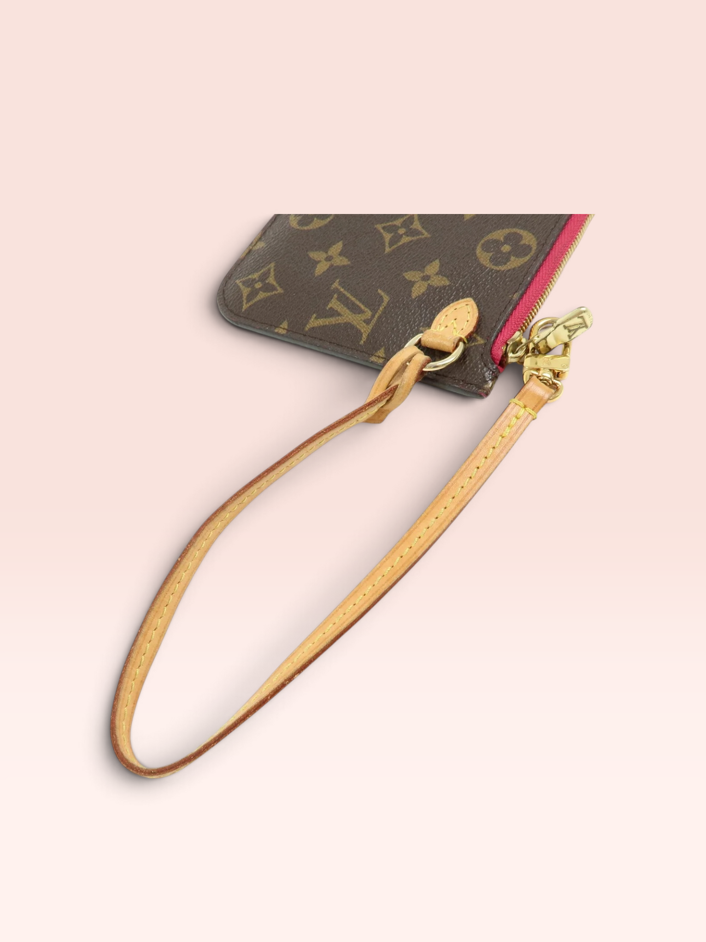 Louis Vuitton Monogram Canvas 0210 Neverful PM Pouch (Pivoine) 2018