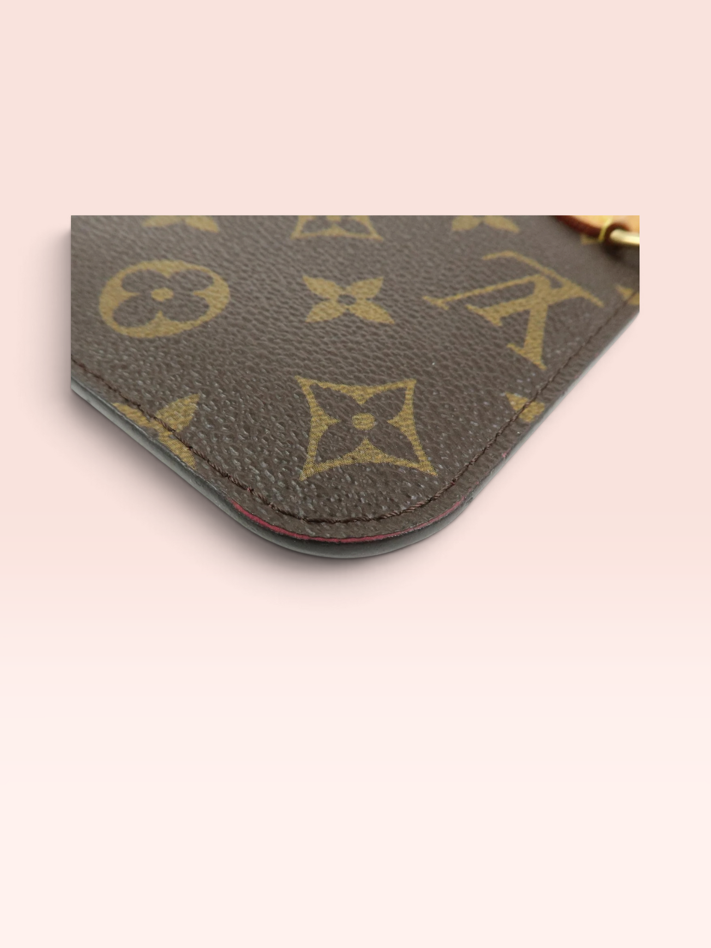 Louis Vuitton Monogram Canvas 0210 Neverful PM Pouch (Pivoine) 2018