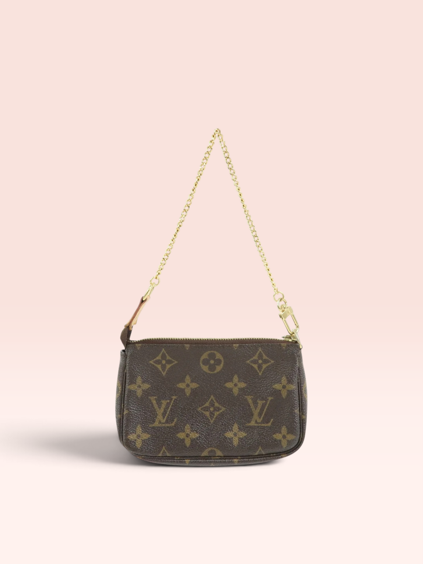 Louis Vuitton Monogram Canvas 0211 Mini Pochette Accessoires 2006