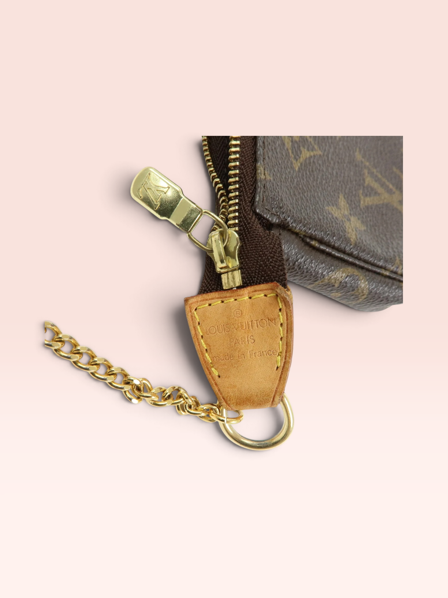 Louis Vuitton Monogram Canvas 0211 Mini Pochette Accessoires 2006