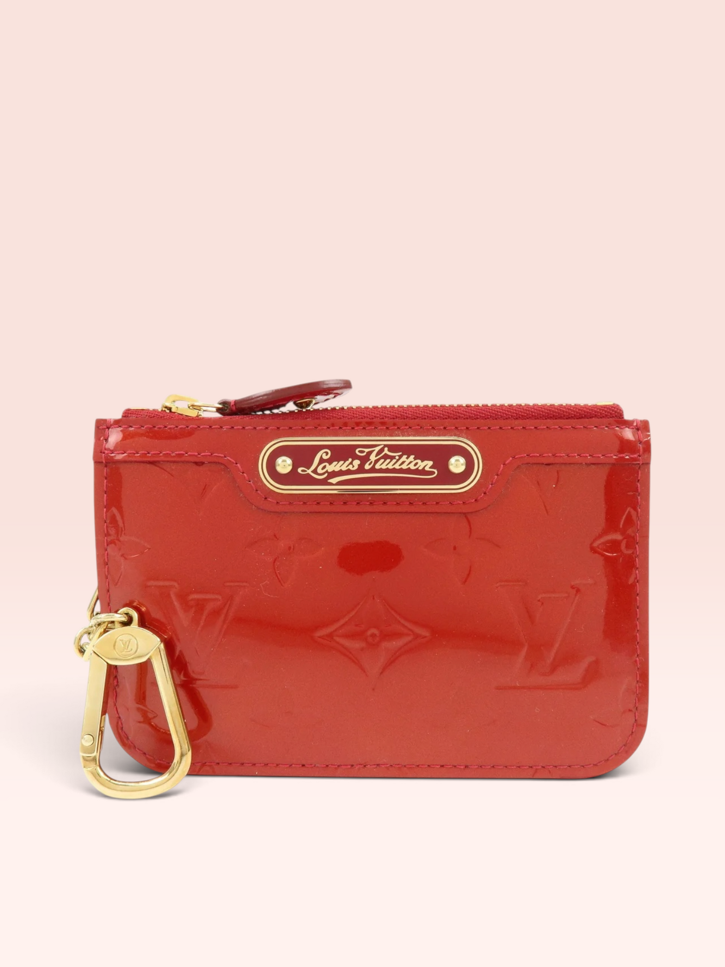 Louis Vuitton Vernis Leather Pochette Cles Pomme d'Amour 2010