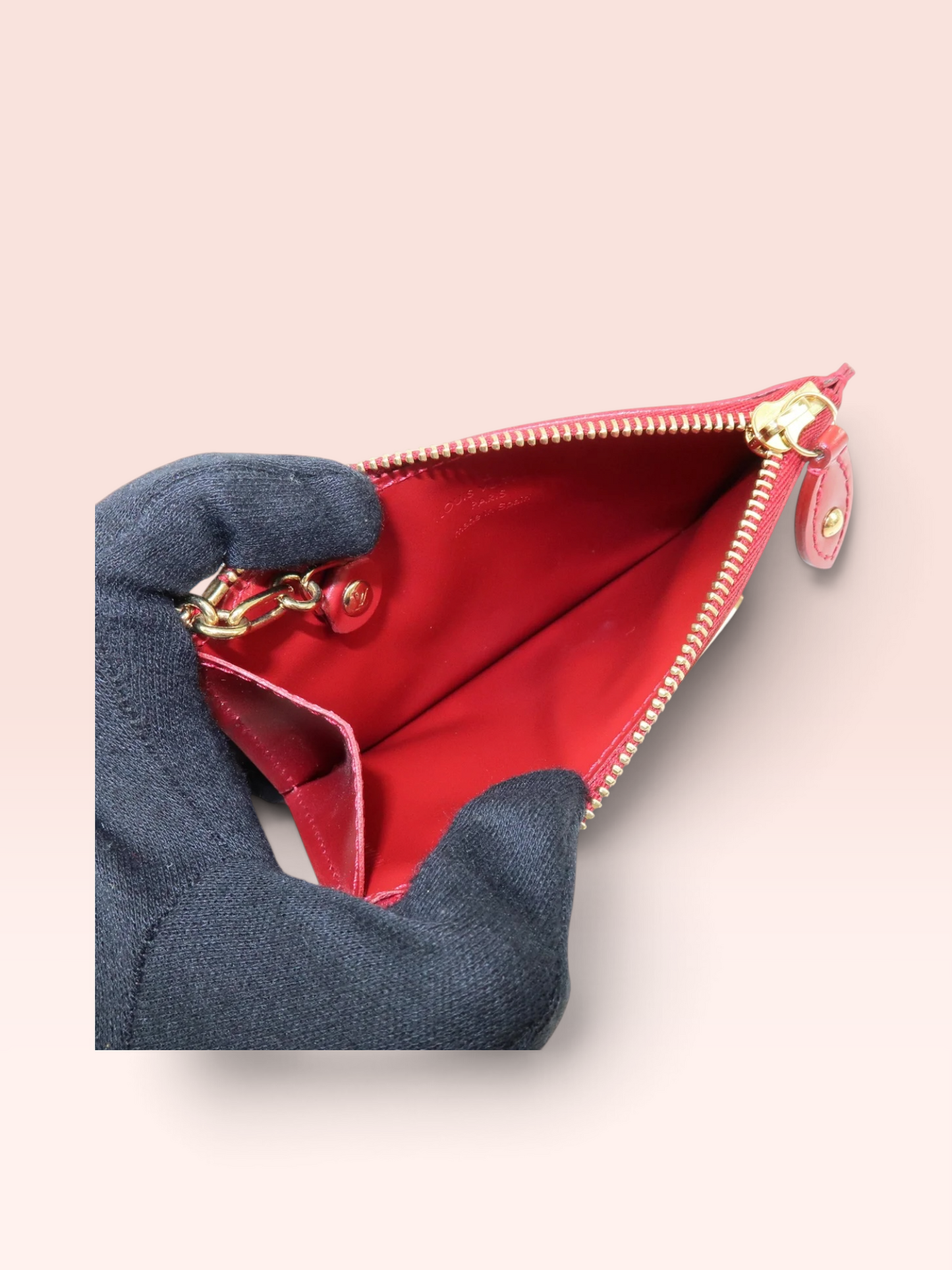 Louis Vuitton Vernis Leather Pochette Cles Pomme d'Amour 2010