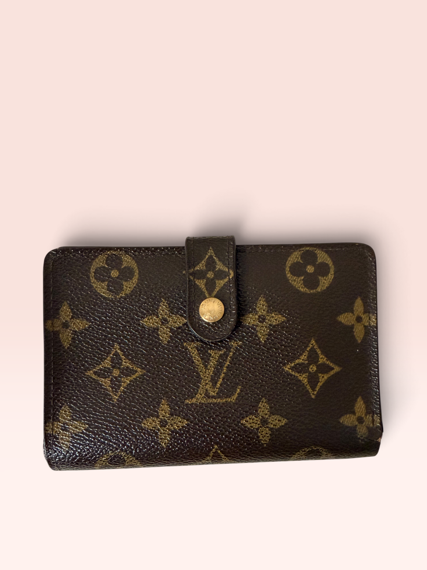 Louis Vuitton Monogram Canvas 0214 Kisslock Wallet 2005