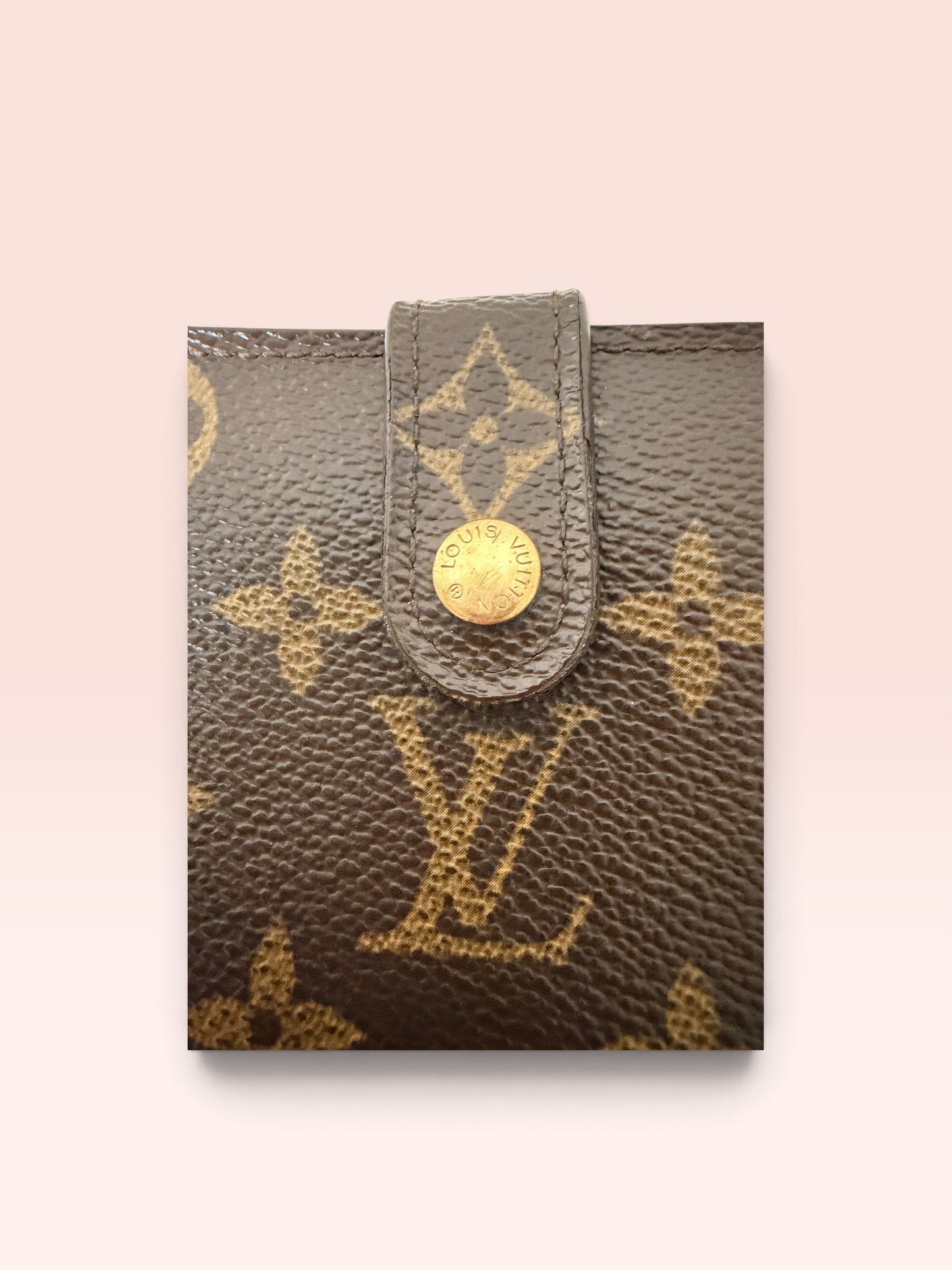 Louis Vuitton Monogram Canvas 0214 Kisslock Wallet 2005