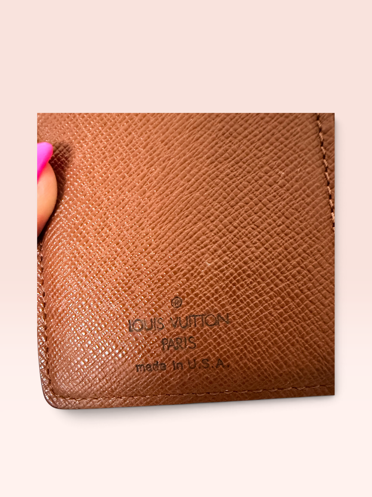Louis Vuitton Monogram Canvas 0214 Kisslock Wallet 2005