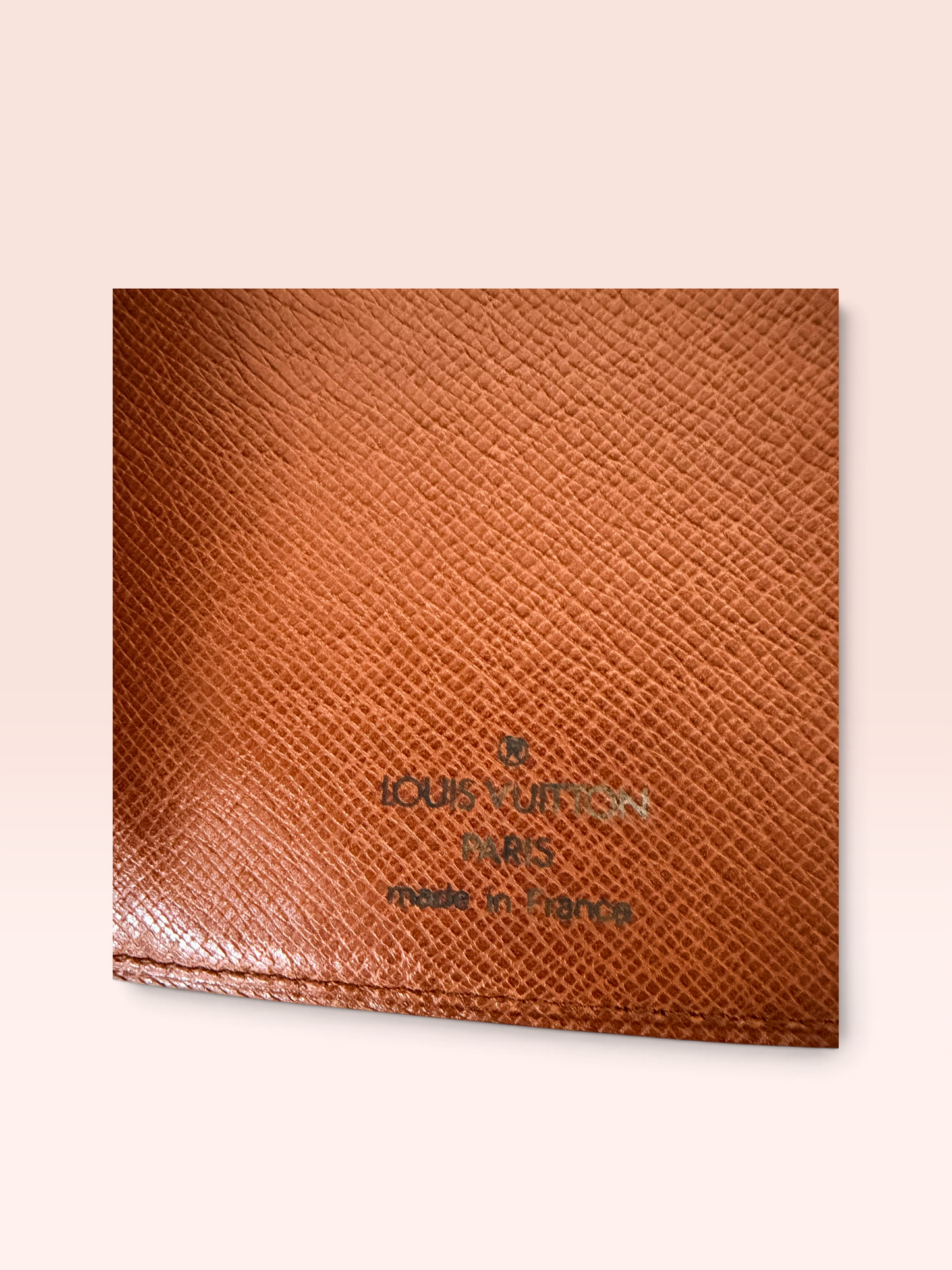 Louis Vuitton Monogram Checkbook 0216 Cover w Box 1995