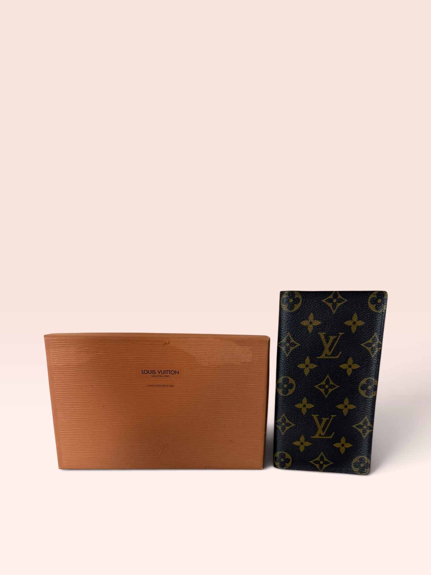 Louis Vuitton Monogram Checkbook 0216 Cover w Box 1995