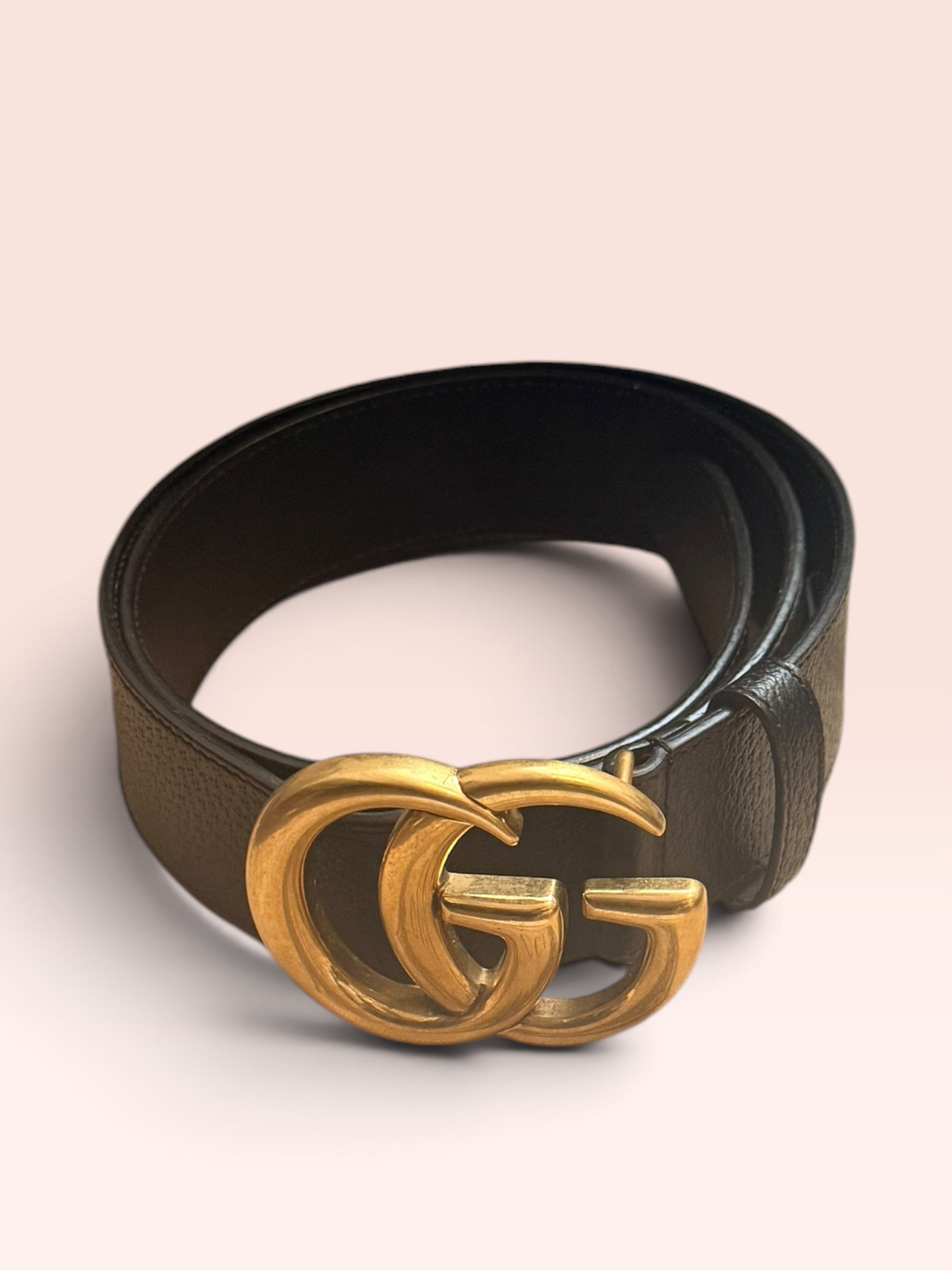Gucci GG Marmont Belt (Black) Full Set