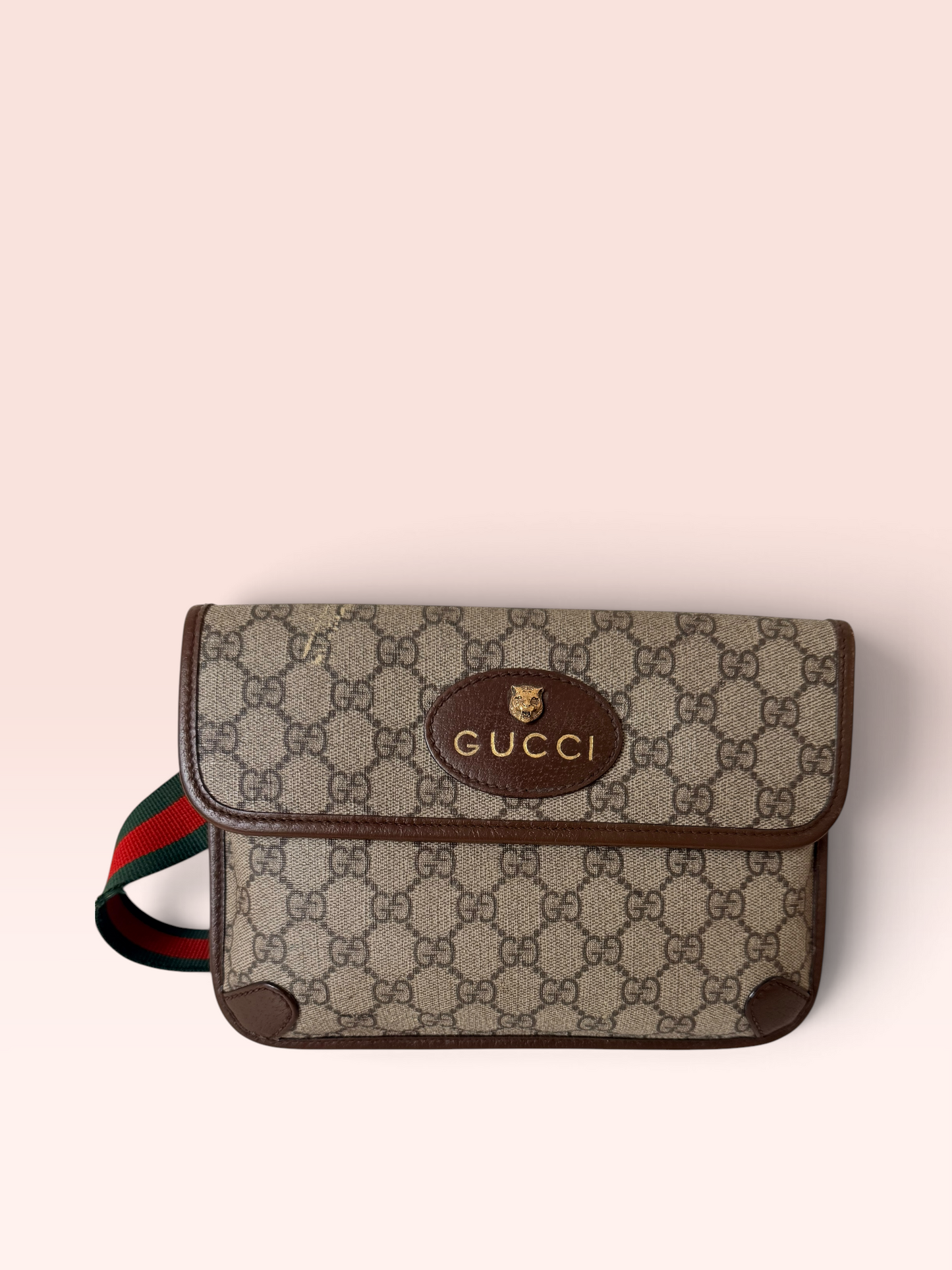 Gucci Coated Canvas Neo Vintage Belt Bag