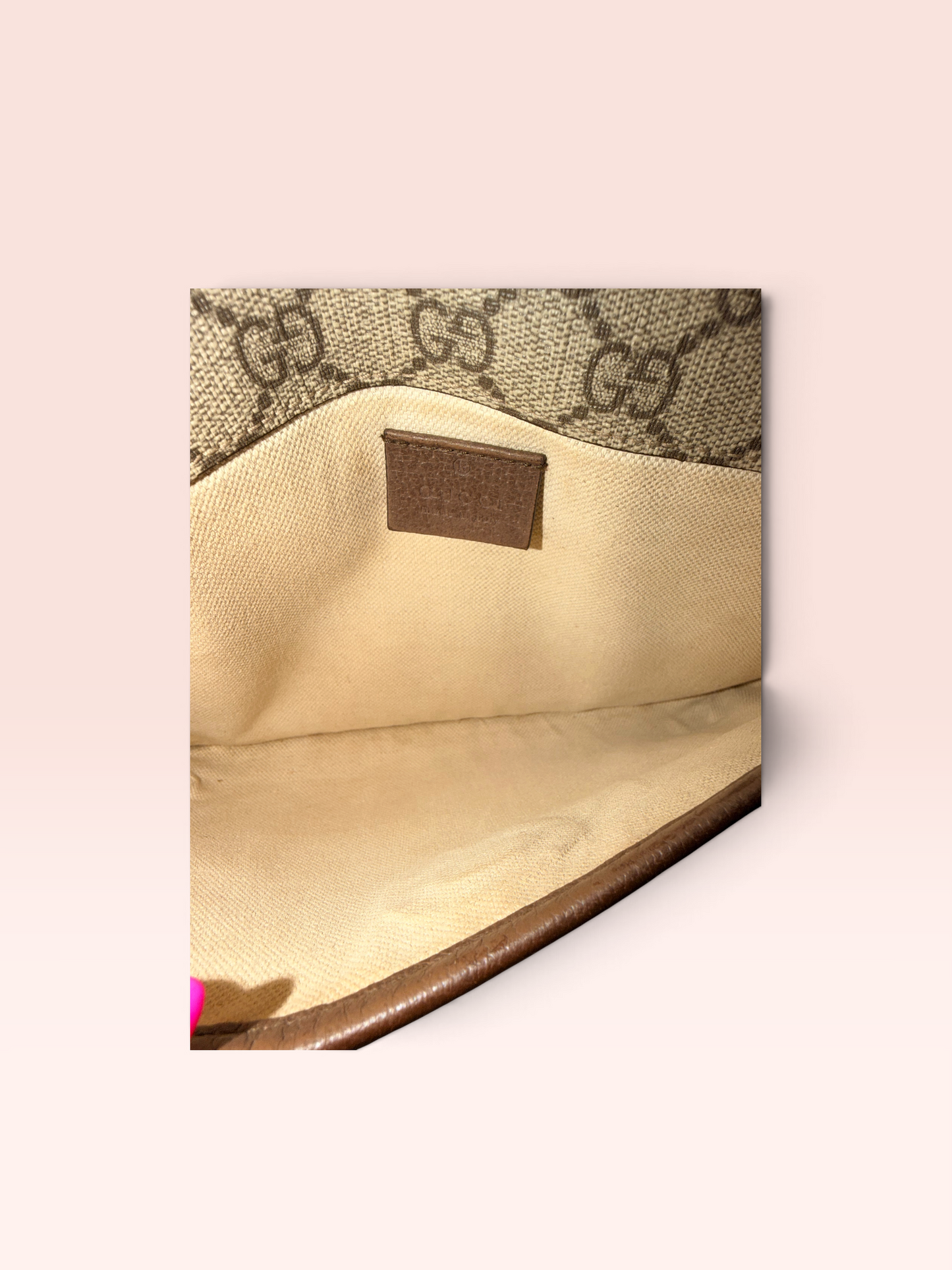 Gucci Coated Canvas Neo Vintage Belt Bag