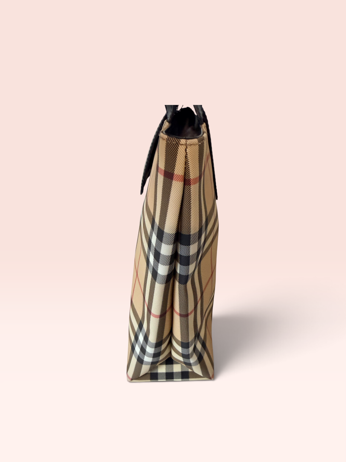 Burberry CANVAS Nova Check Top Handle Bag