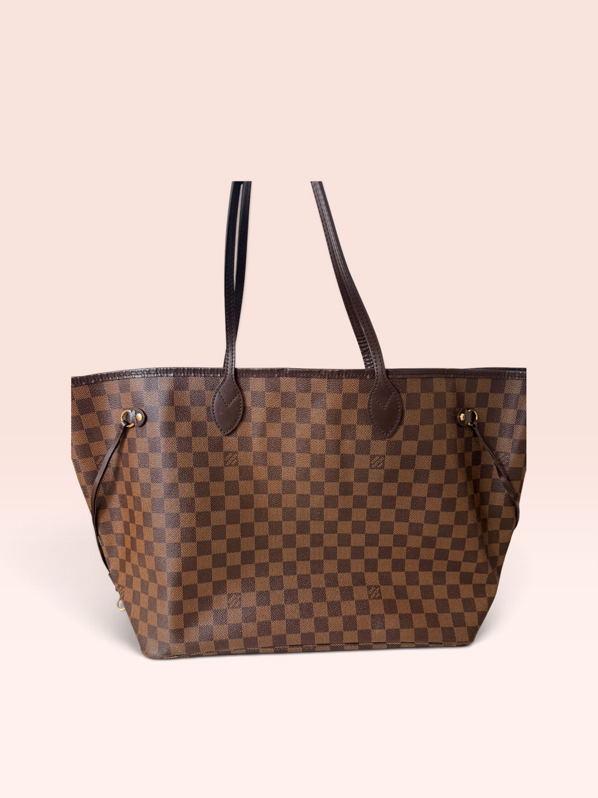 Louis Vuitton Damier Ebene Canvas Neverful GM Tote  2017