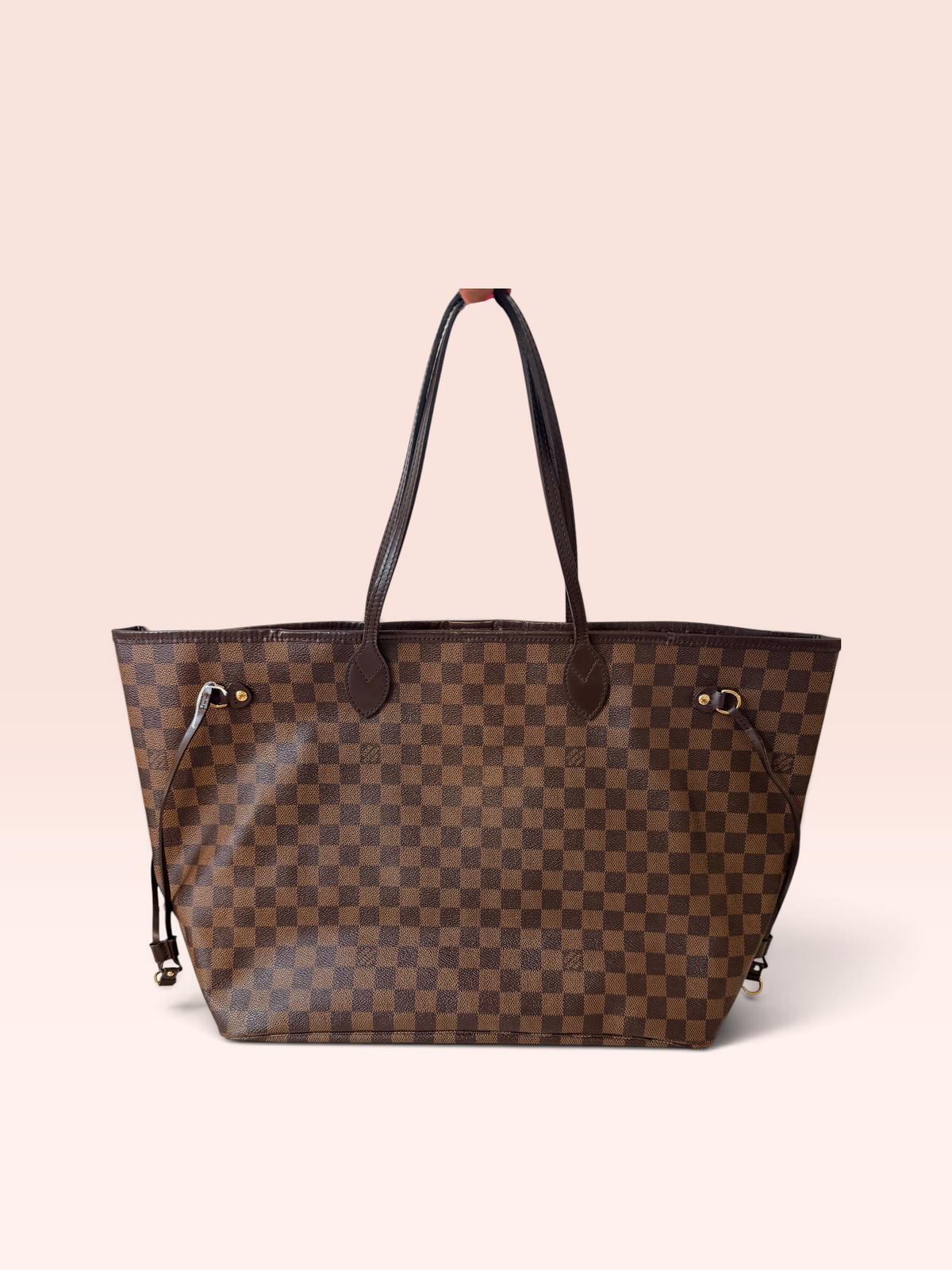 Louis Vuitton Damier Ebene Canvas Neverful GM Tote  2017