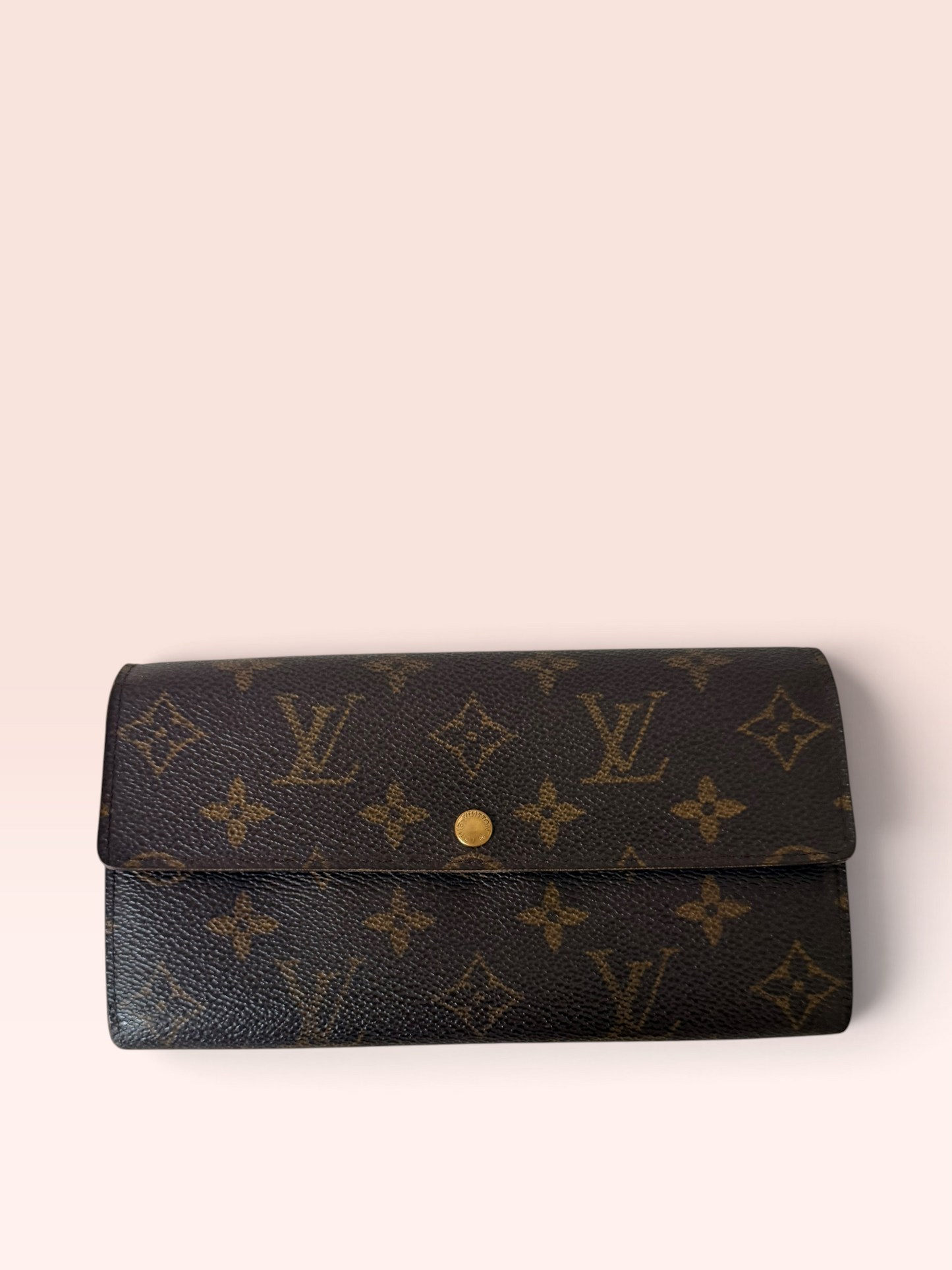 Louis Vuitton Monogram Canvas 0217 Sarah Wallet 2004