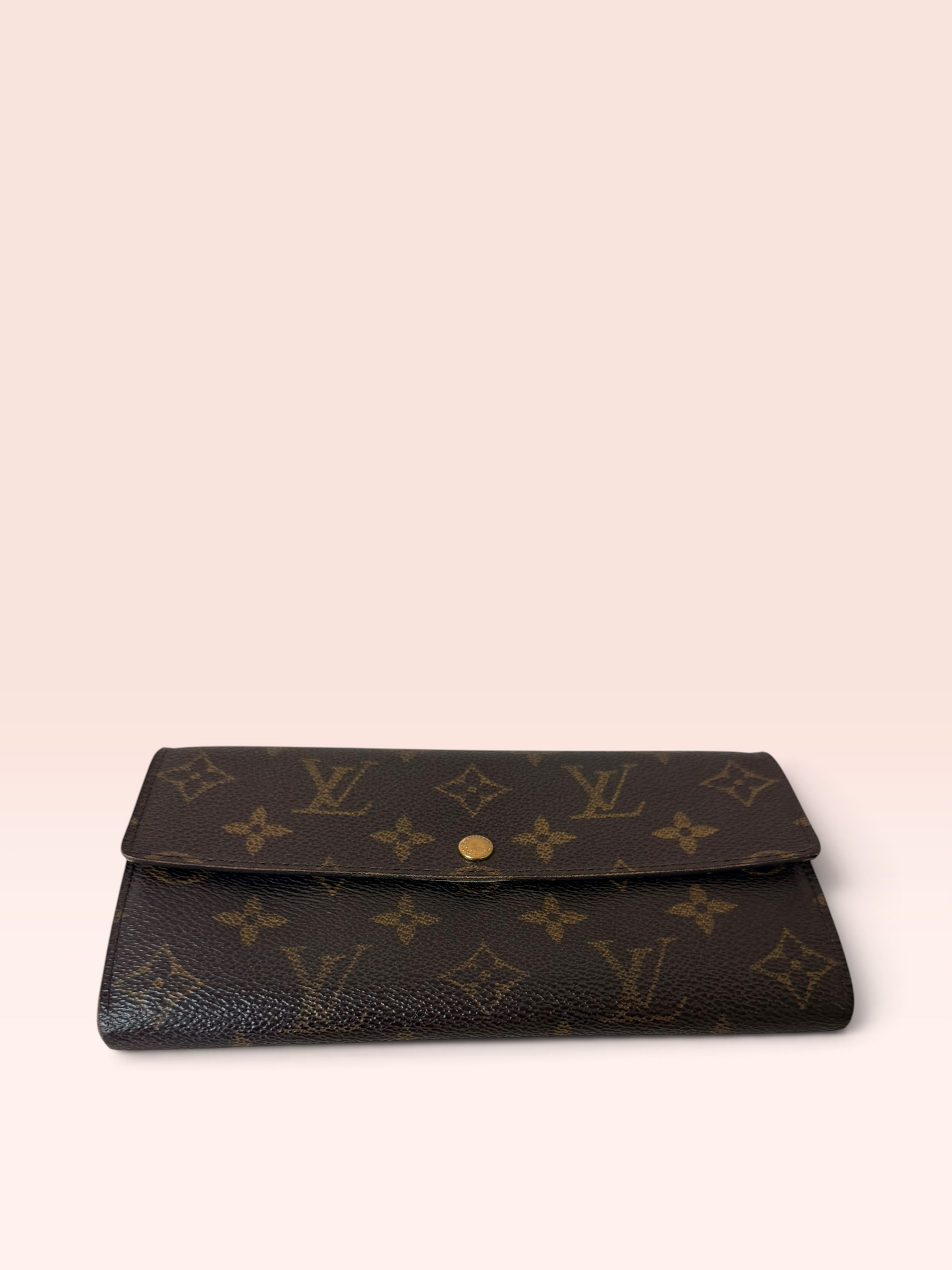 Louis Vuitton Monogram Canvas 0217 Sarah Wallet 2004