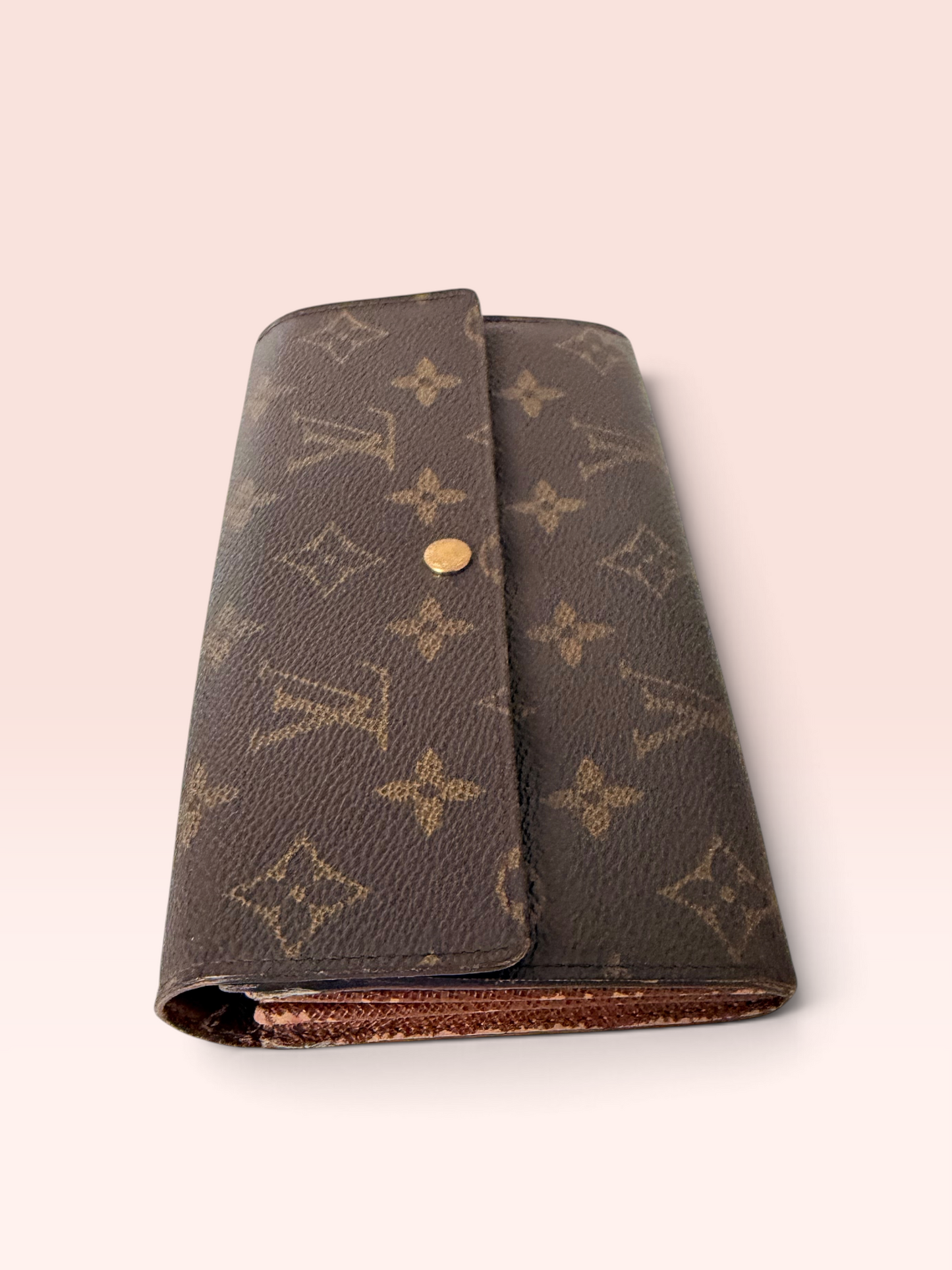 Louis Vuitton Monogram Canvas 0217 Sarah Wallet 2004
