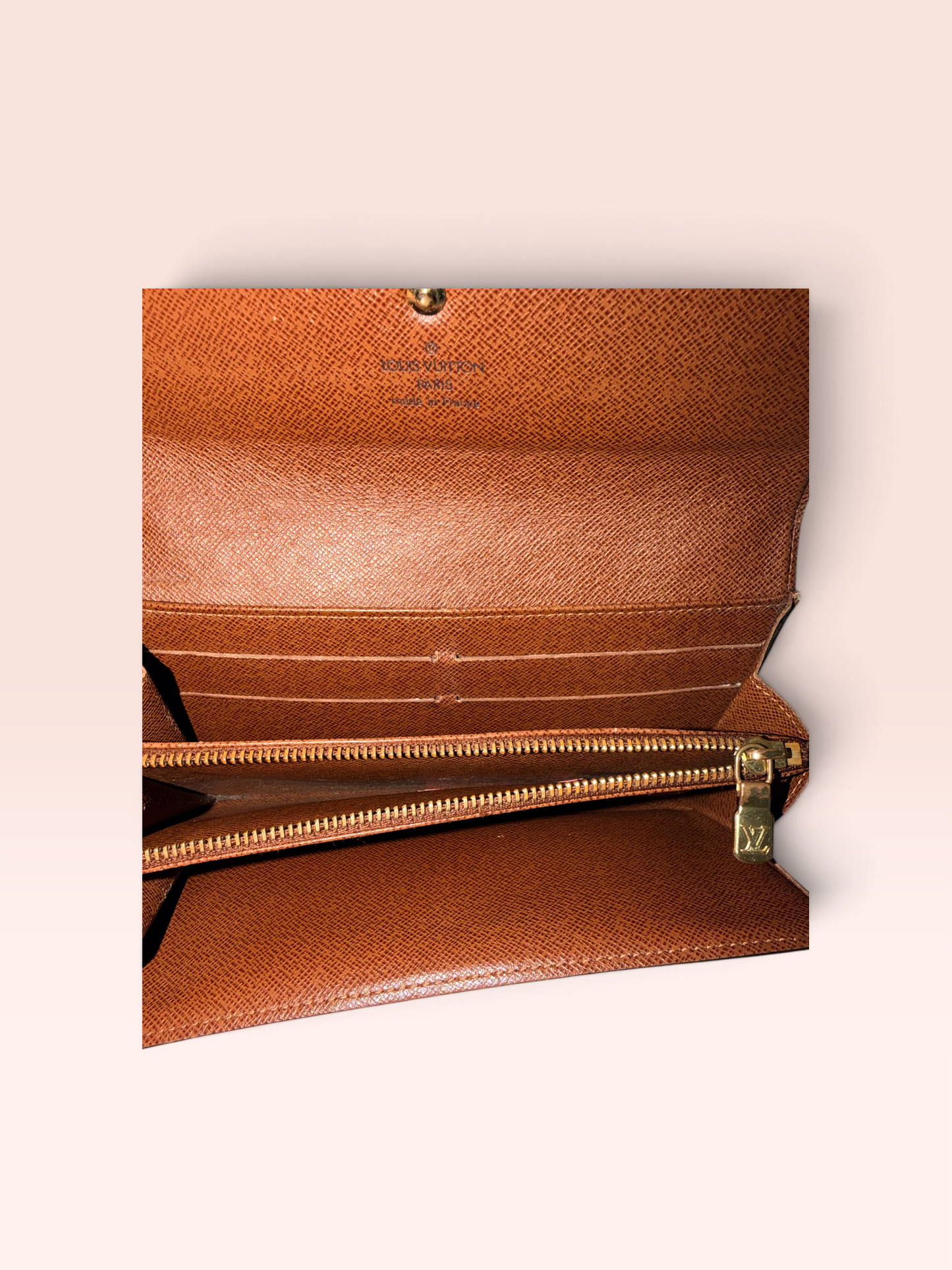 Louis Vuitton Monogram Canvas 0217 Sarah Wallet 2004