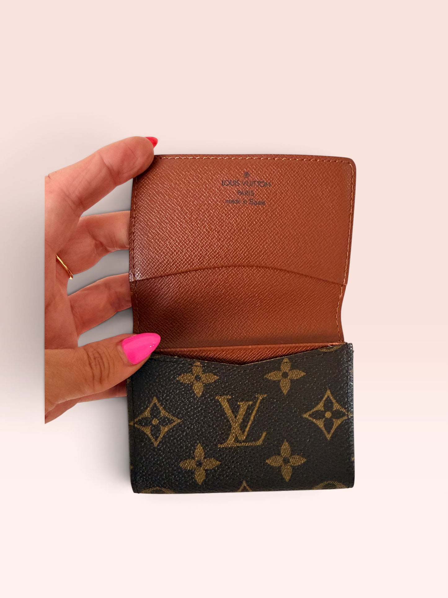 Louis Vuitton Monogram Canvas 0212 Card Holder 2002