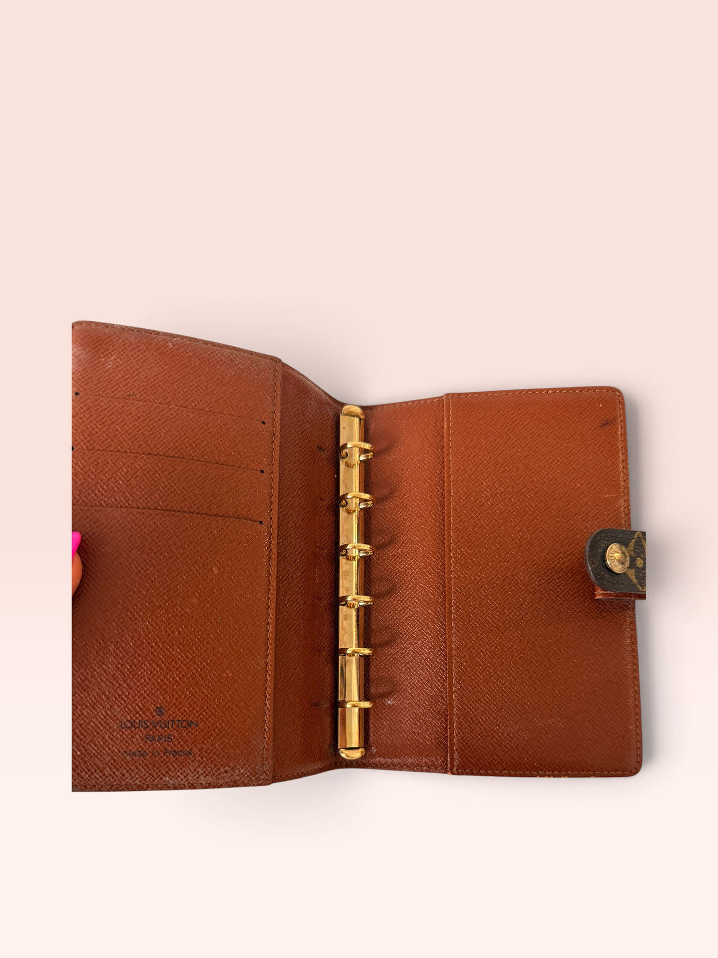 Louis Vuitton Monogram Canvas 0213 Agenda PM 2001