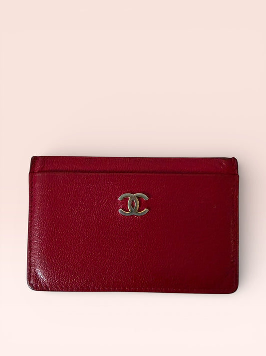 Chanel CC Grained Calfskin Cardholder 2000-2002