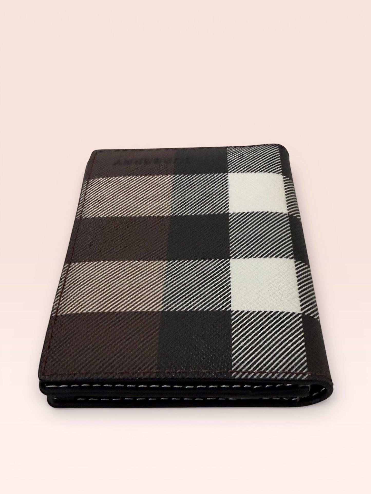 Burberry Check Coated Canvas Bifold Card Case
