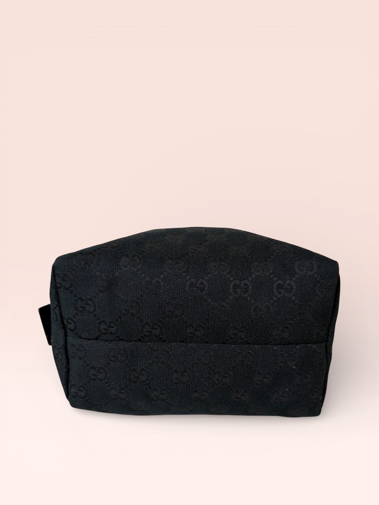 Gucci GG Canvas Mini Top Handle Bag (Black)