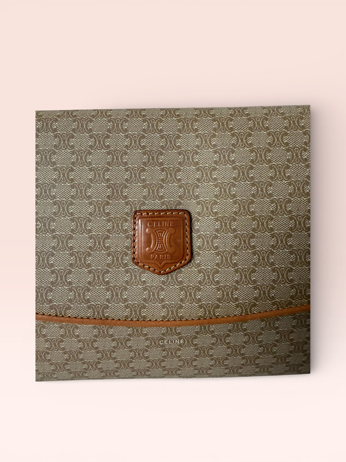 CELINE Coated Canvas clutches & wristlets Macadam Clutch Bag