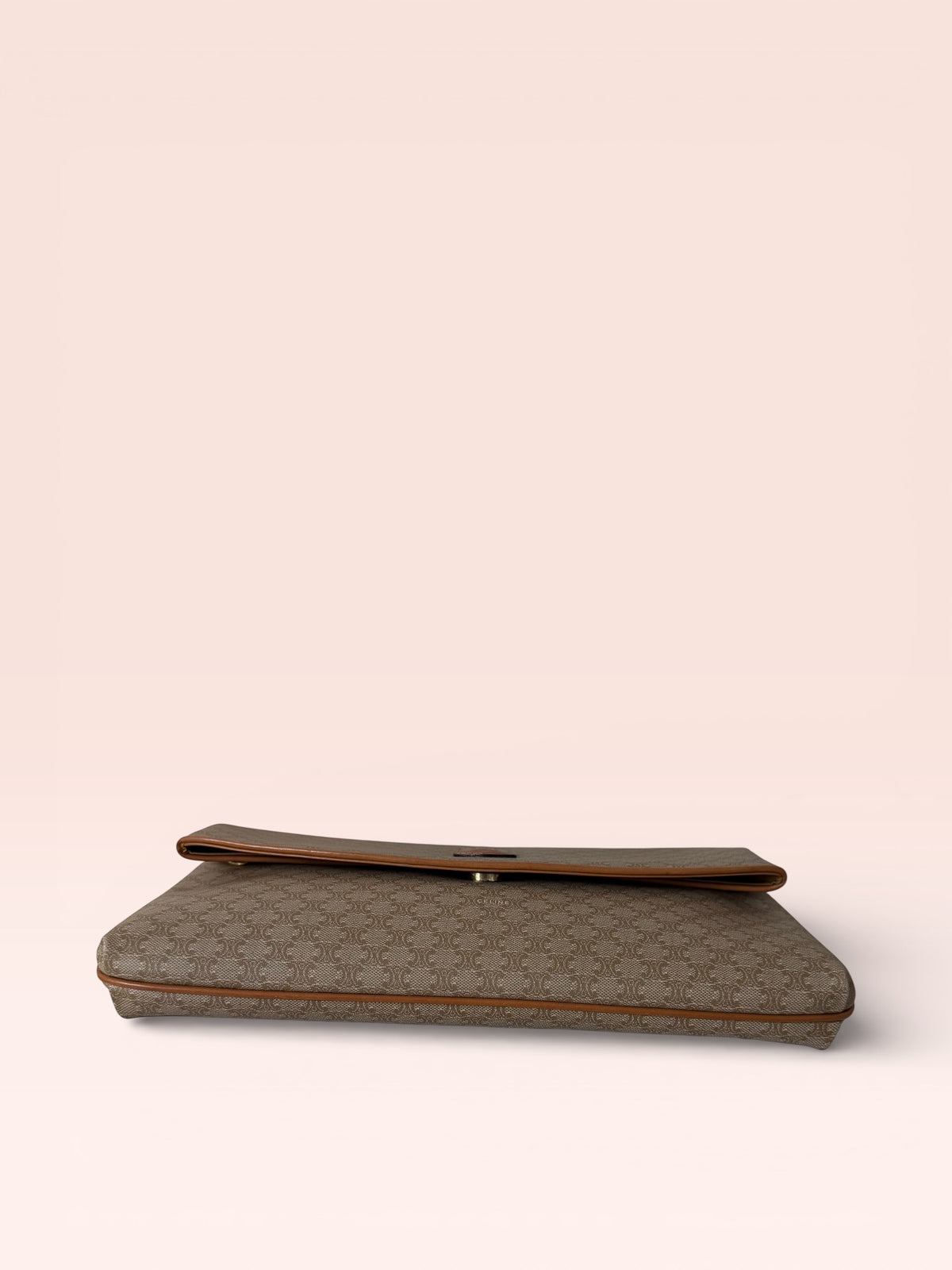 CELINE Coated Canvas clutches & wristlets Macadam Clutch Bag