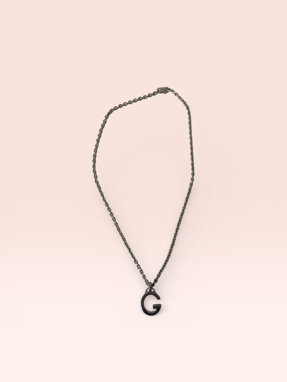 Gucci Sterling Silver Unisex Necklace 17.5" w Box 12