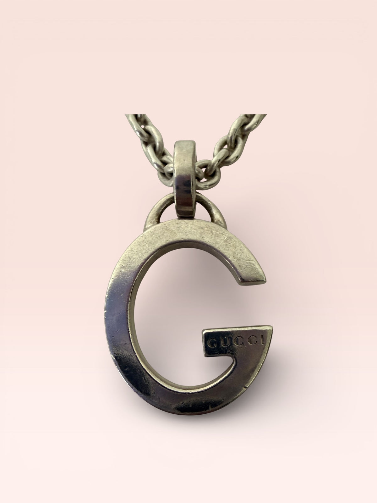 Gucci Sterling Silver Unisex Necklace 17.5" w Box 12