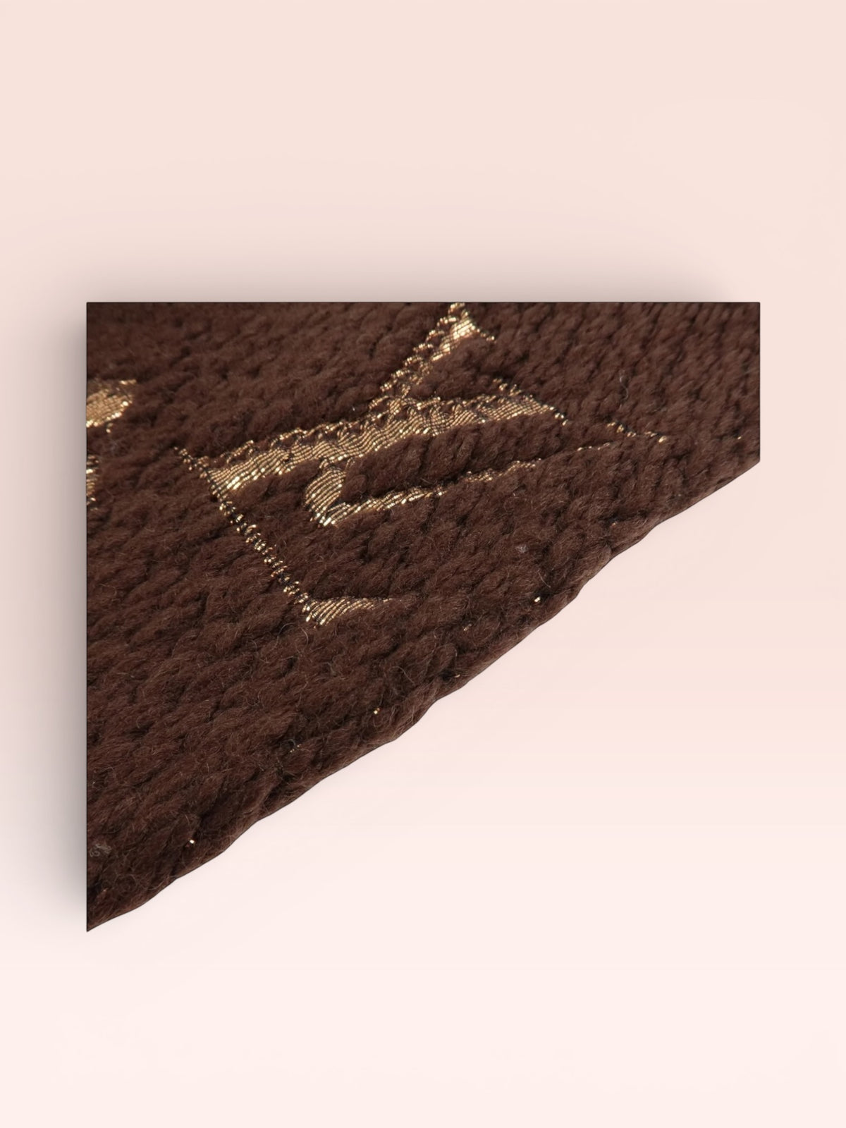 Louis Vuitton Shine Wool Silk Logomania Scarf