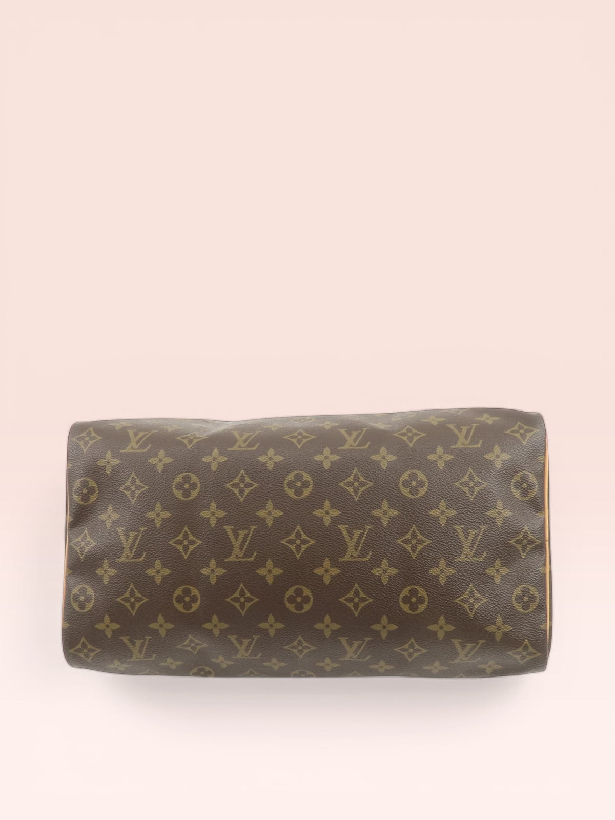 Louis Vuitton Monogram Speedy 35 1990 w/ Lock & Key